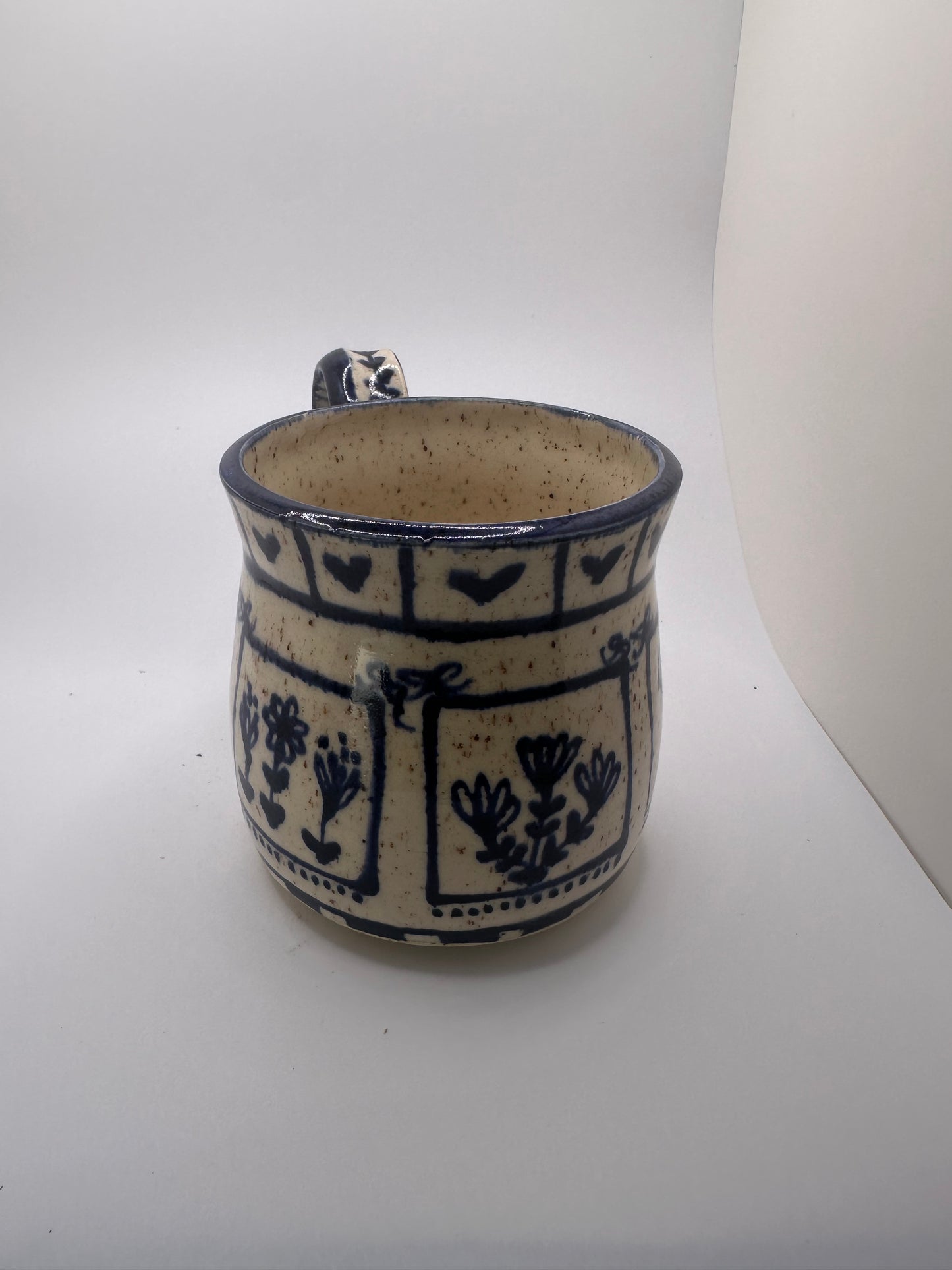 Flower Bouquet hand drawn mug