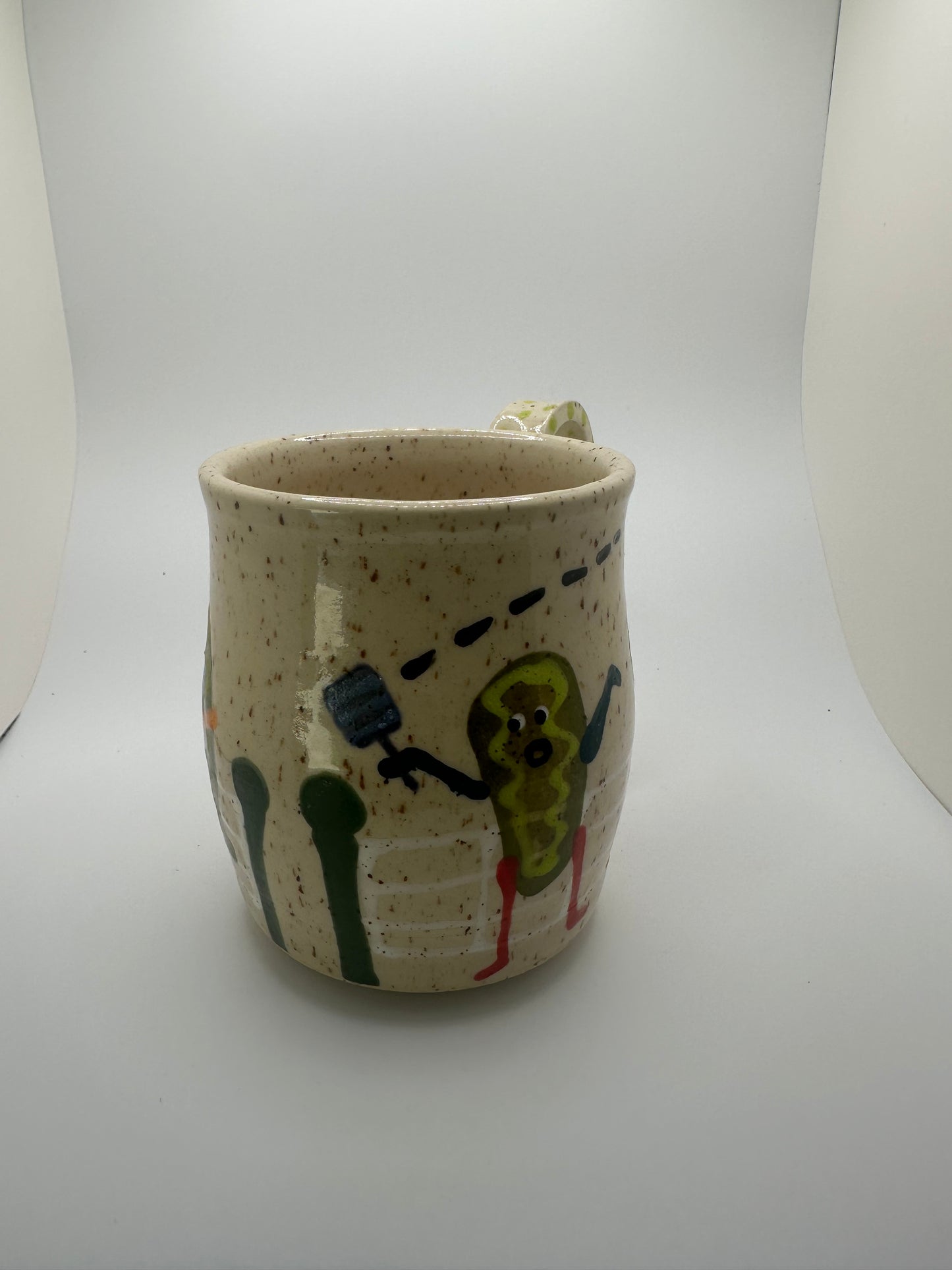 Pickles- playing pickleball mug 1