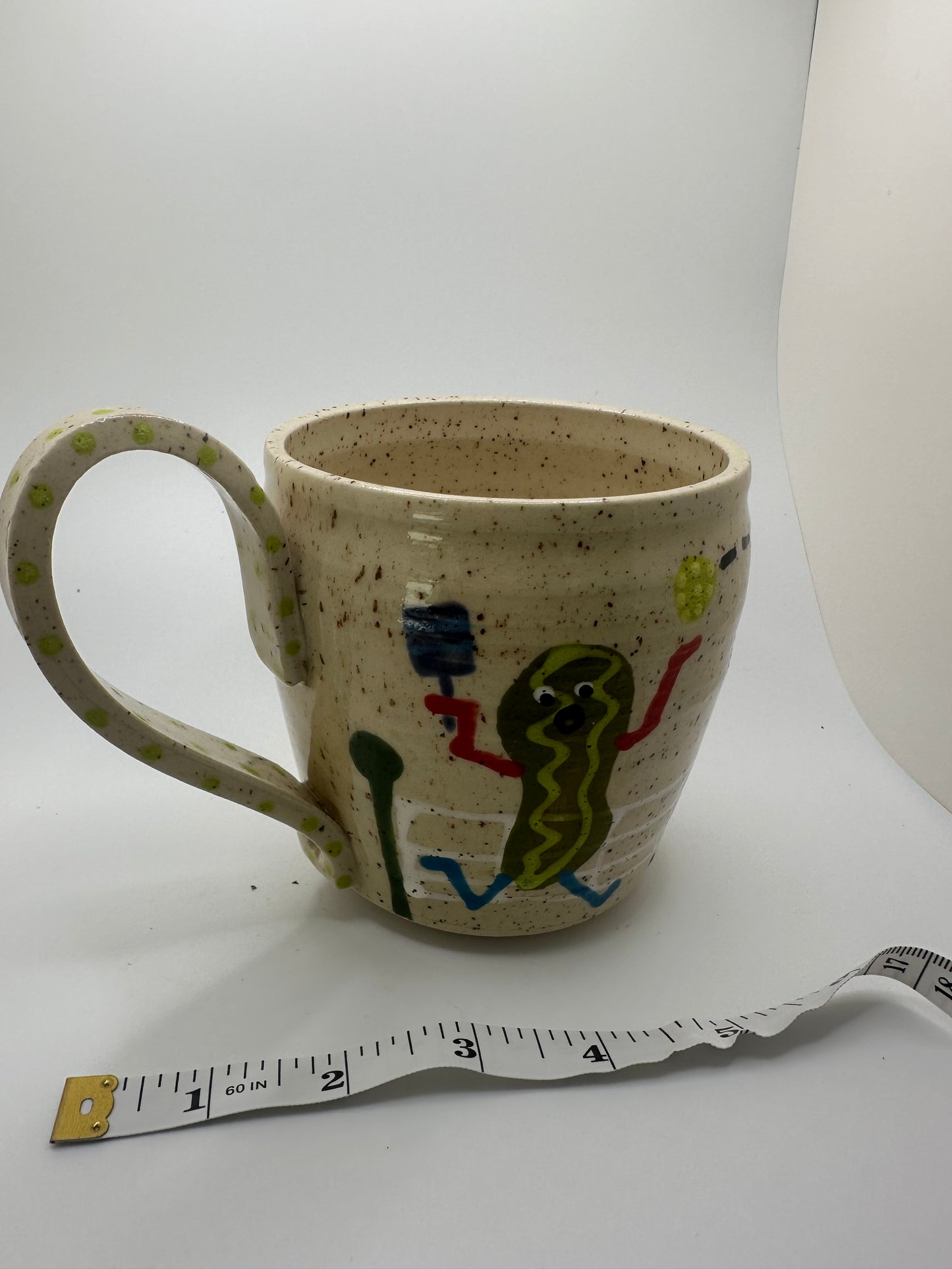 Pickles - playing pickleball mug 2