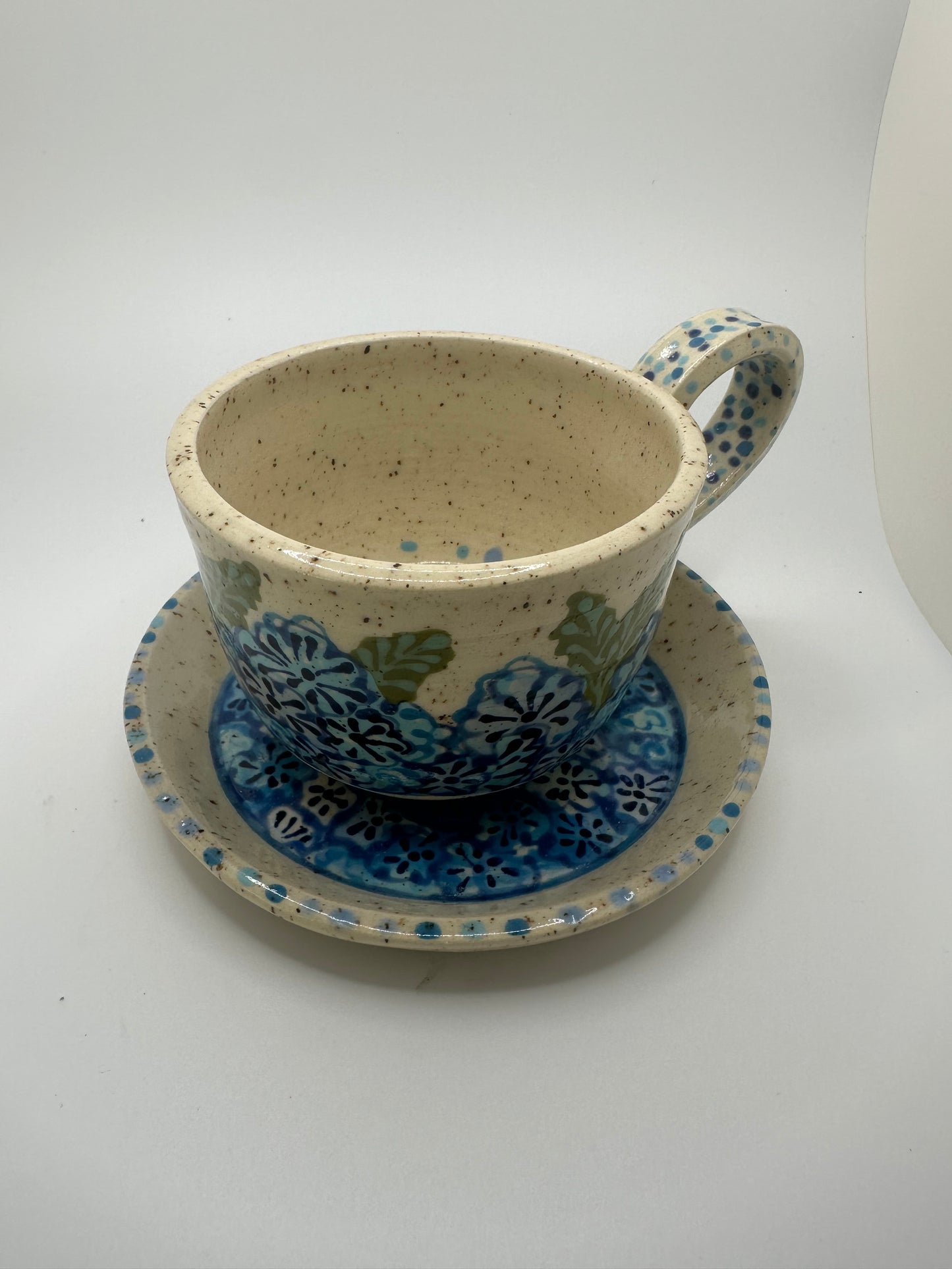 Hydrangea Teacup and Saucer