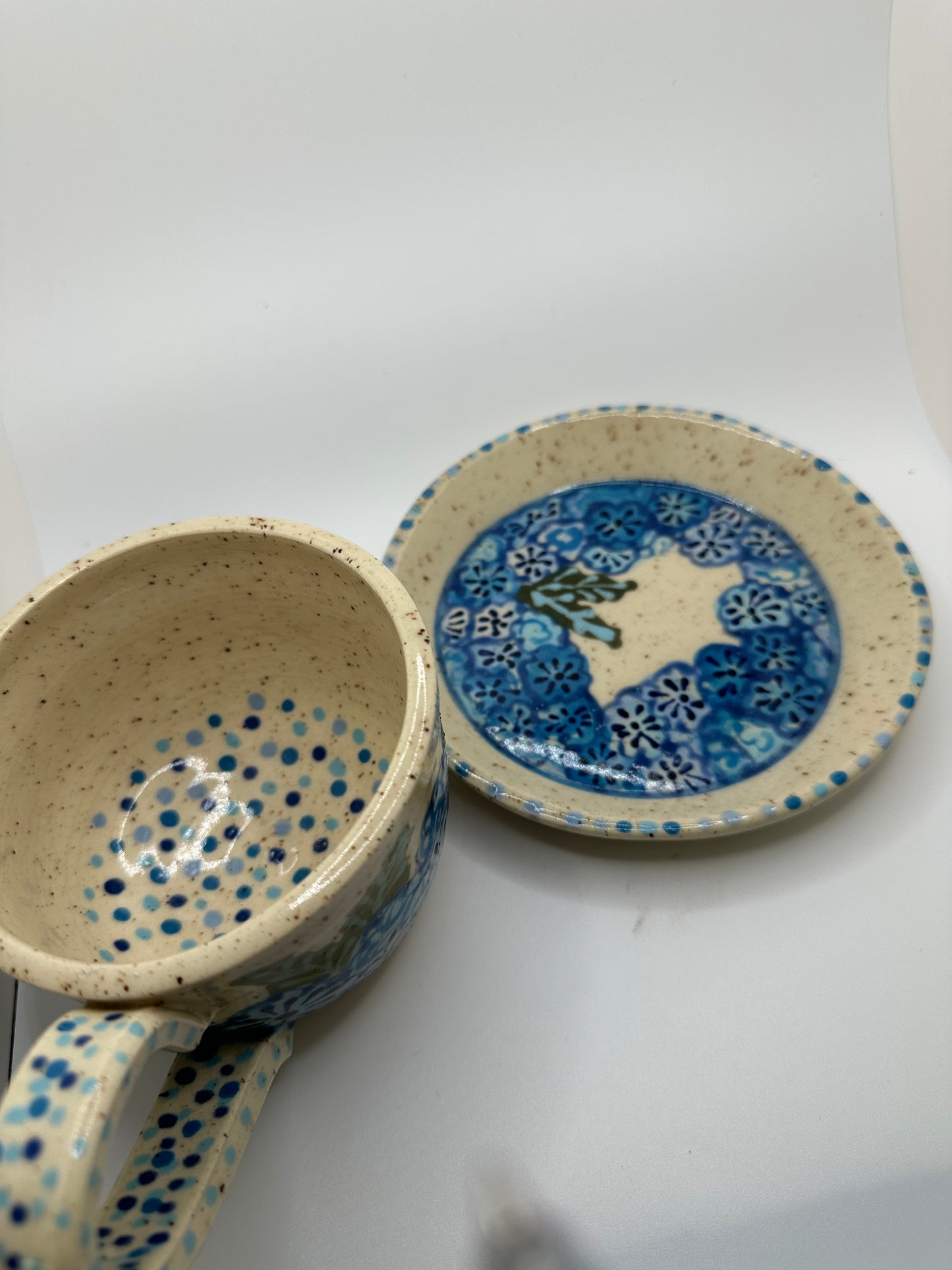 Hydrangea Teacup and Saucer