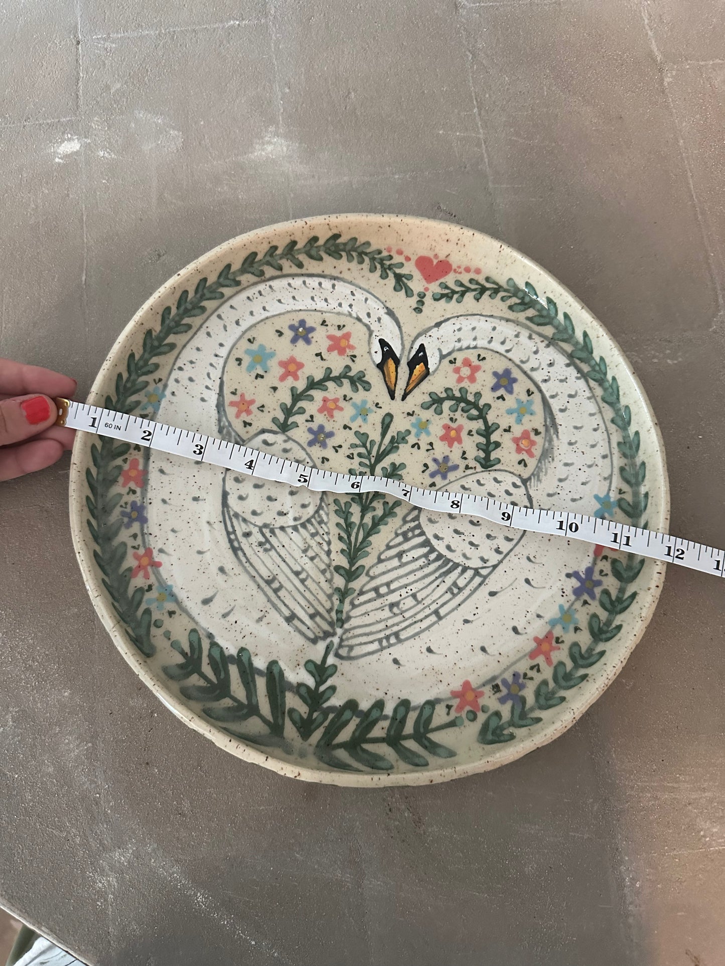 Swan Large Plate