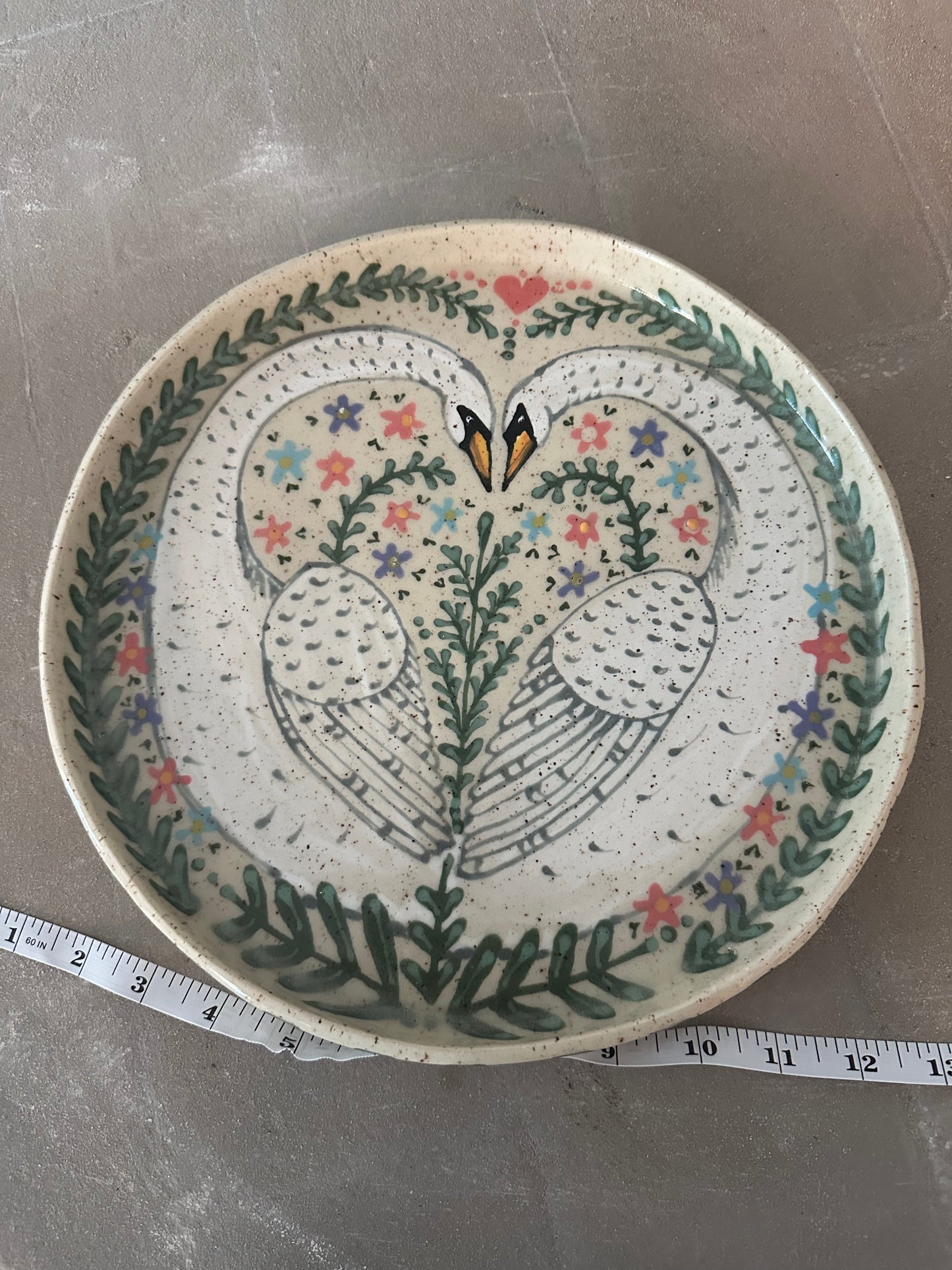 Swan Large Plate