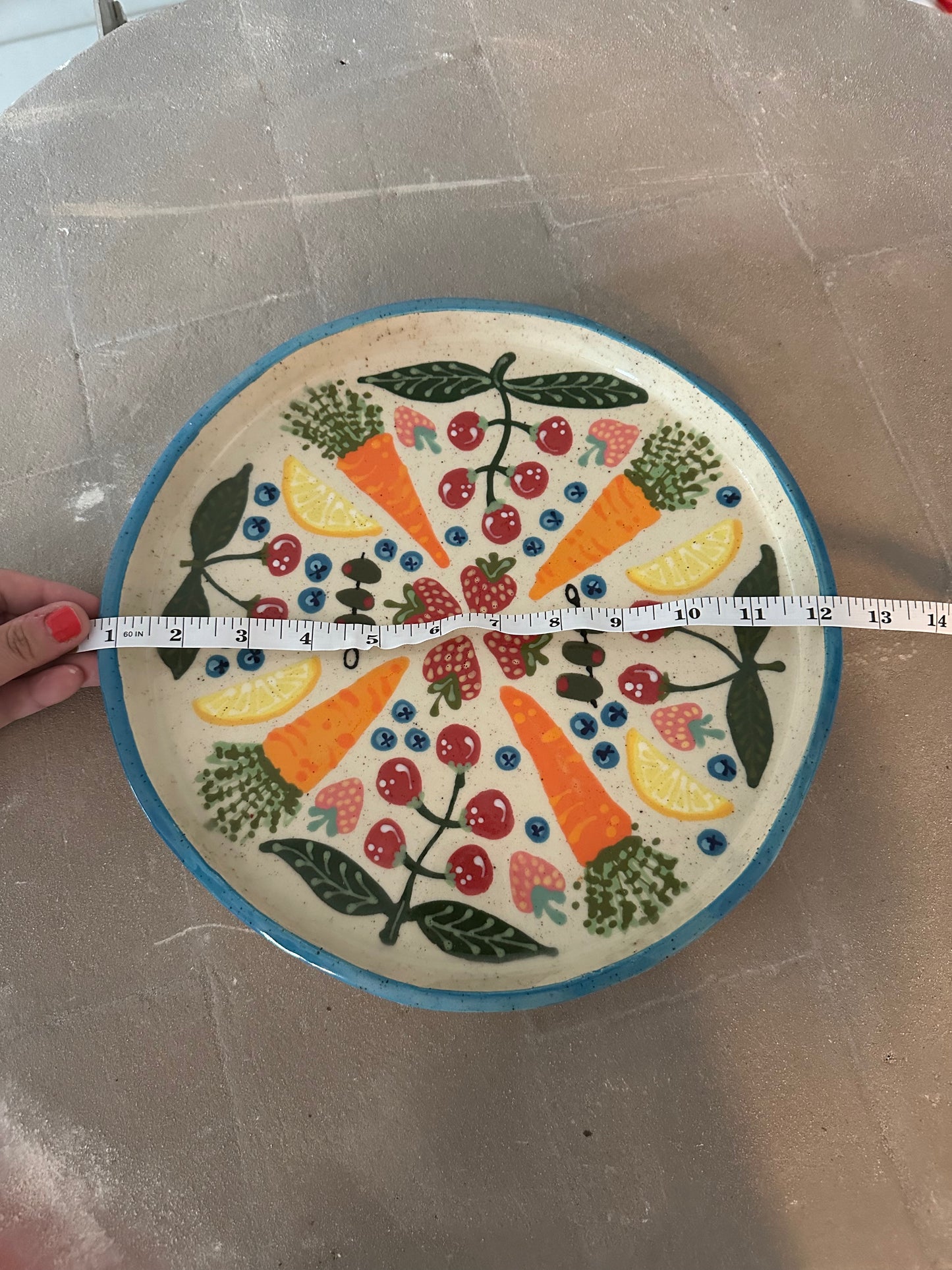 Large Round Fruit Plate
