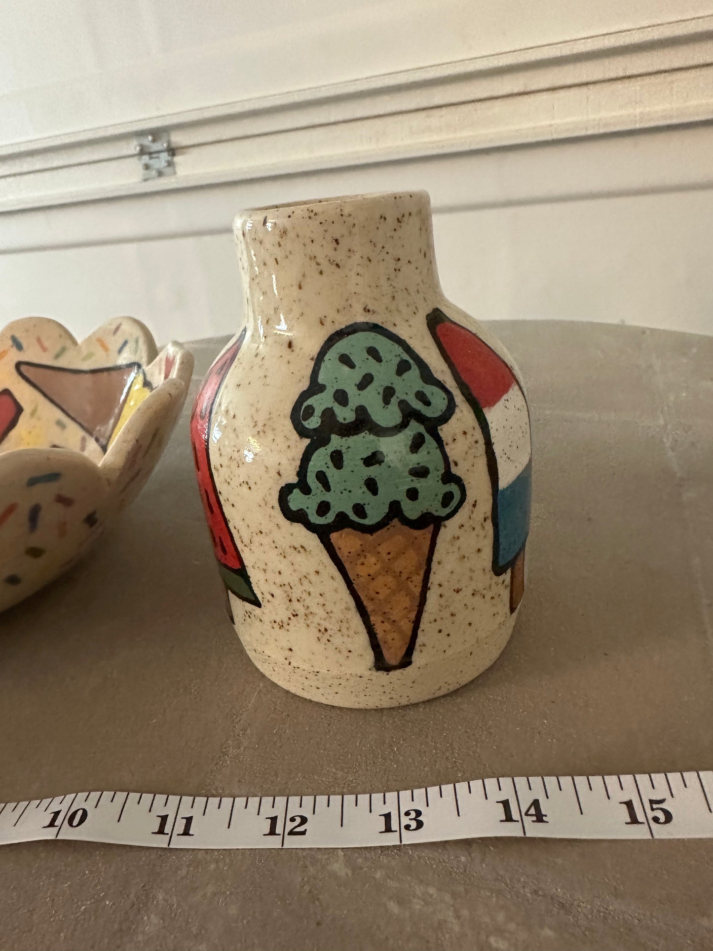 Tiny Ice Cream Vase