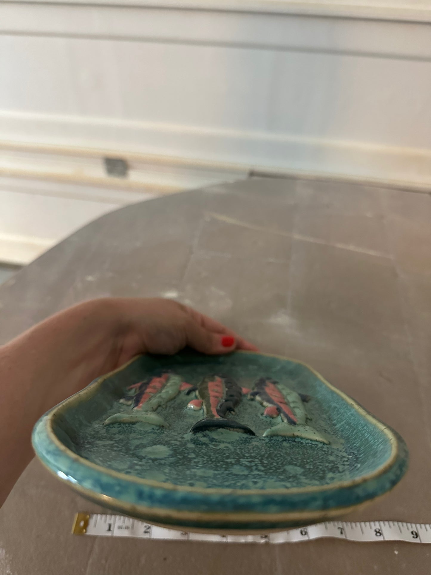 Three Fish in a Line Platter