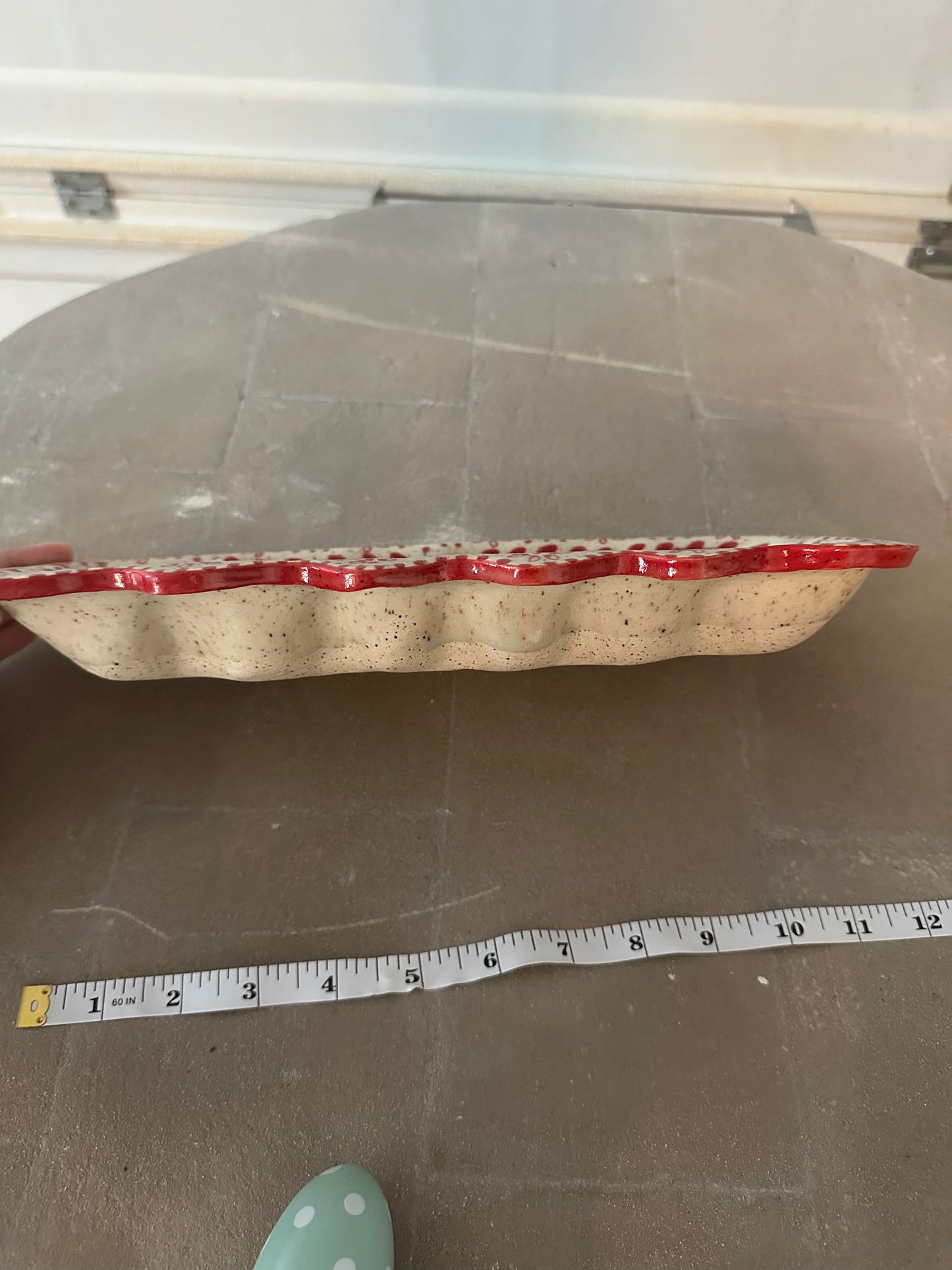 Red Egg Tray