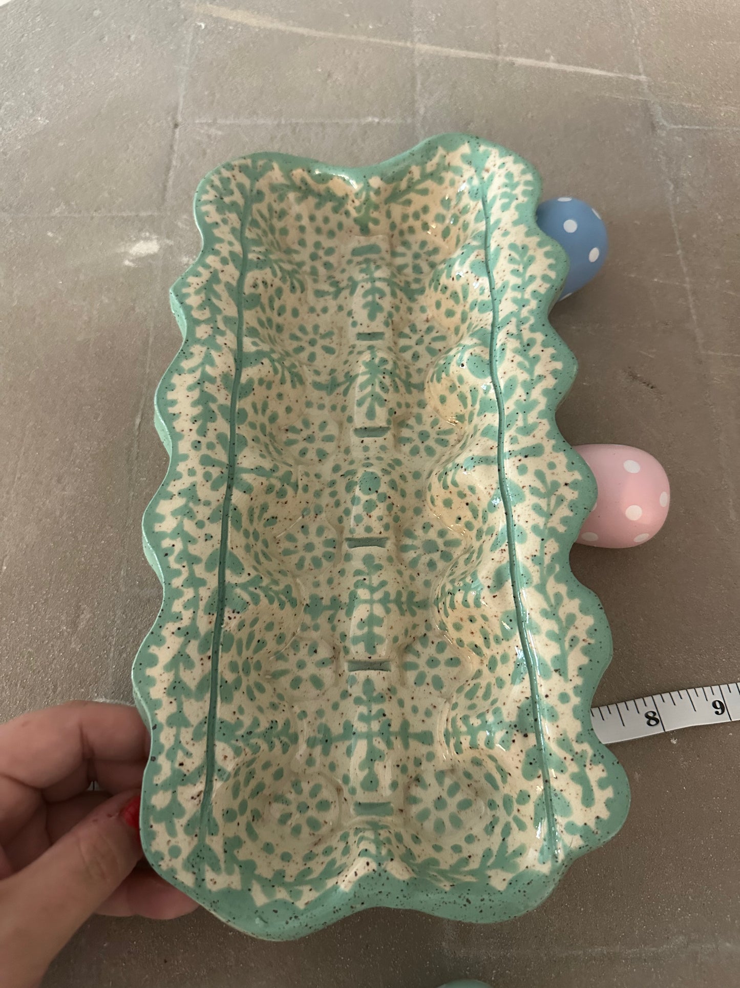 Sea Foam Egg Tray