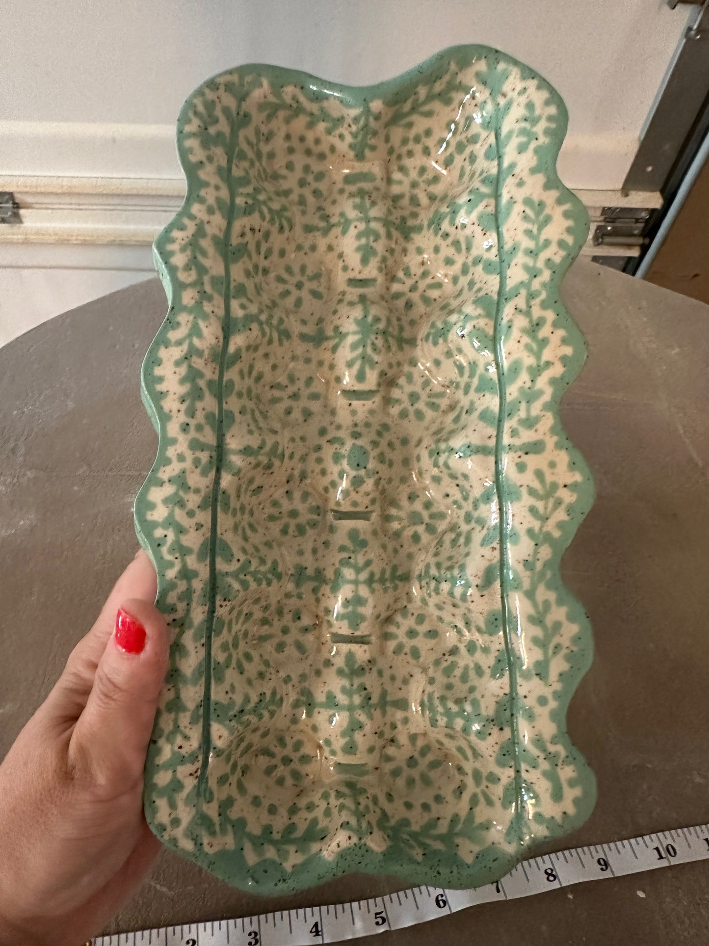 Sea Foam Egg Tray