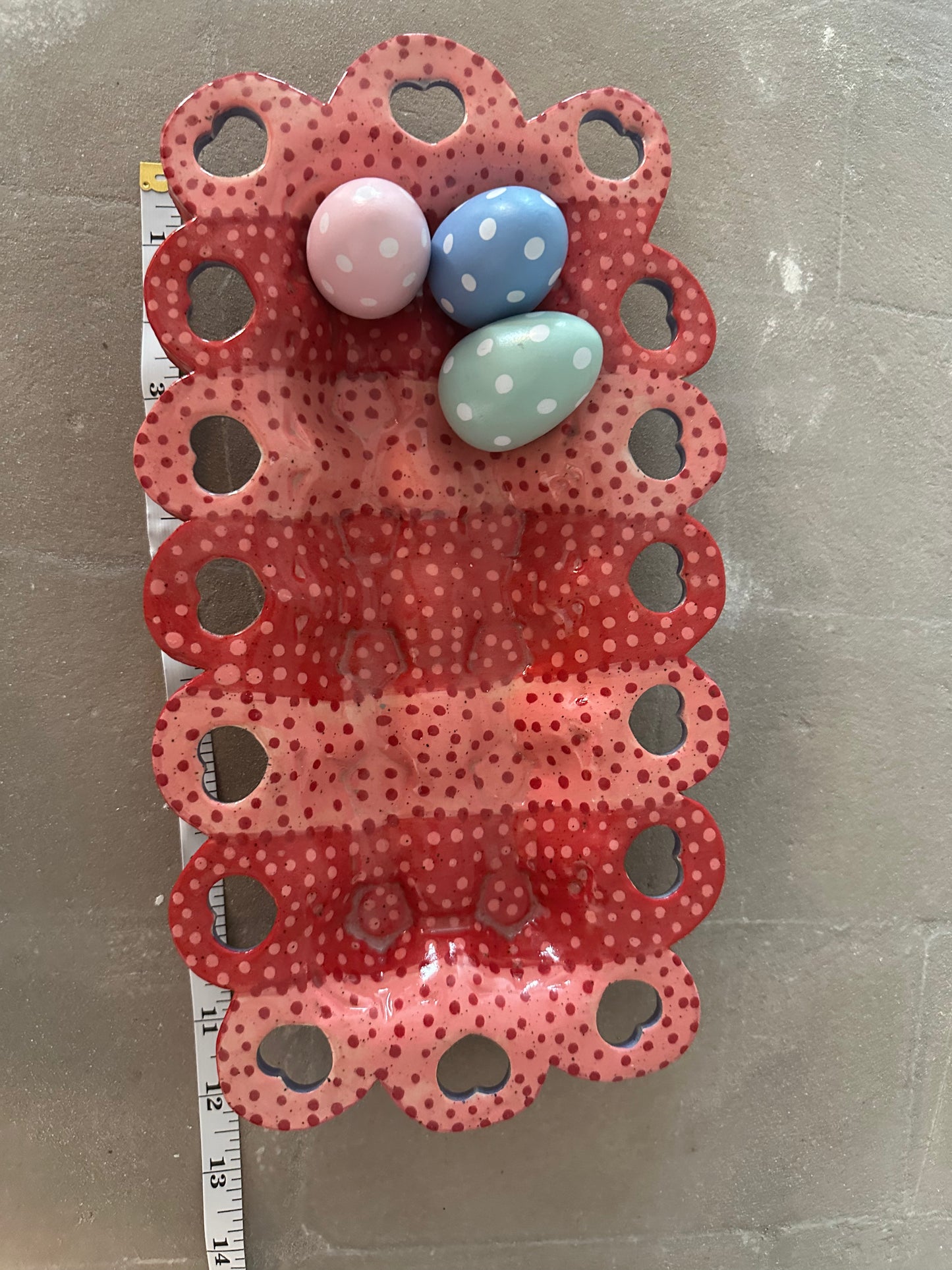 Red/Purple and Pink Egg Tray