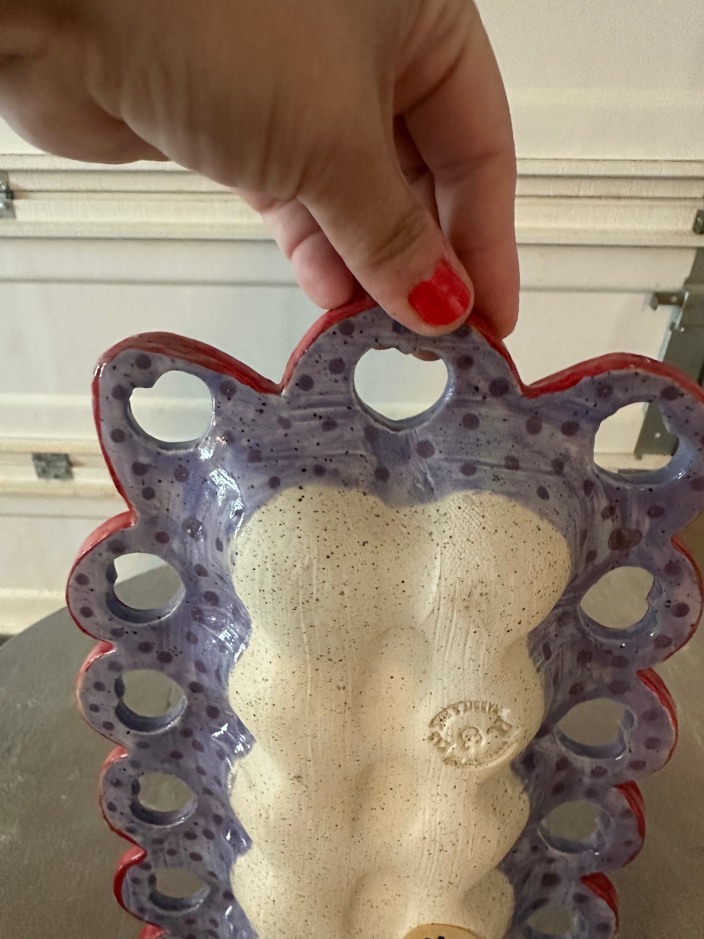 Red/Purple and Pink Egg Tray