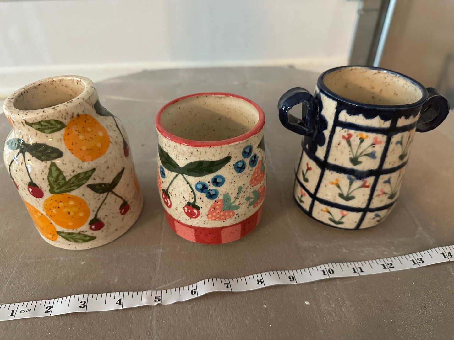 Little Mixed Fruit Vase (Pink/Red)