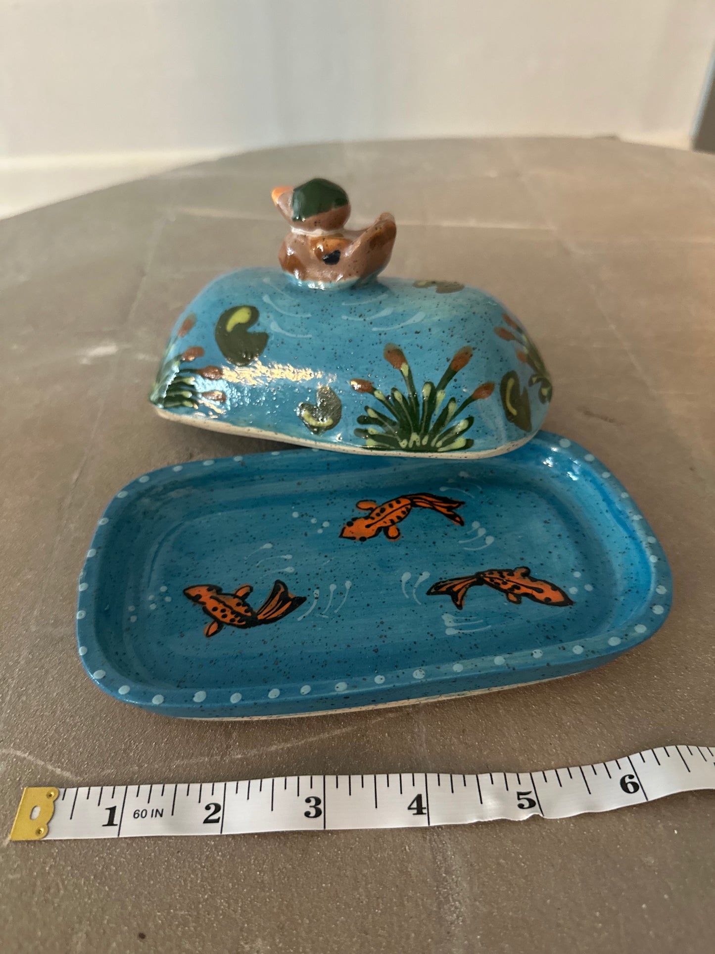 Mallard Duck Butter Dish