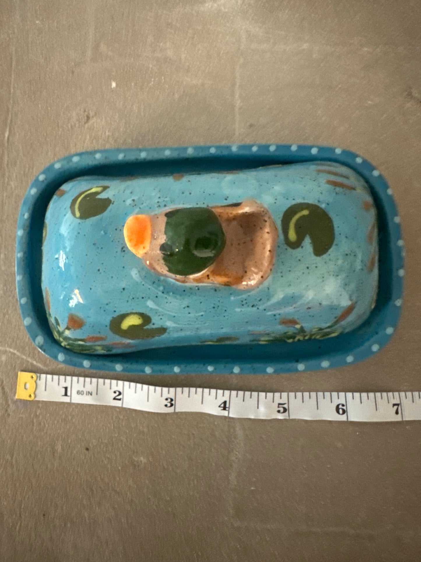 Mallard Duck Butter Dish