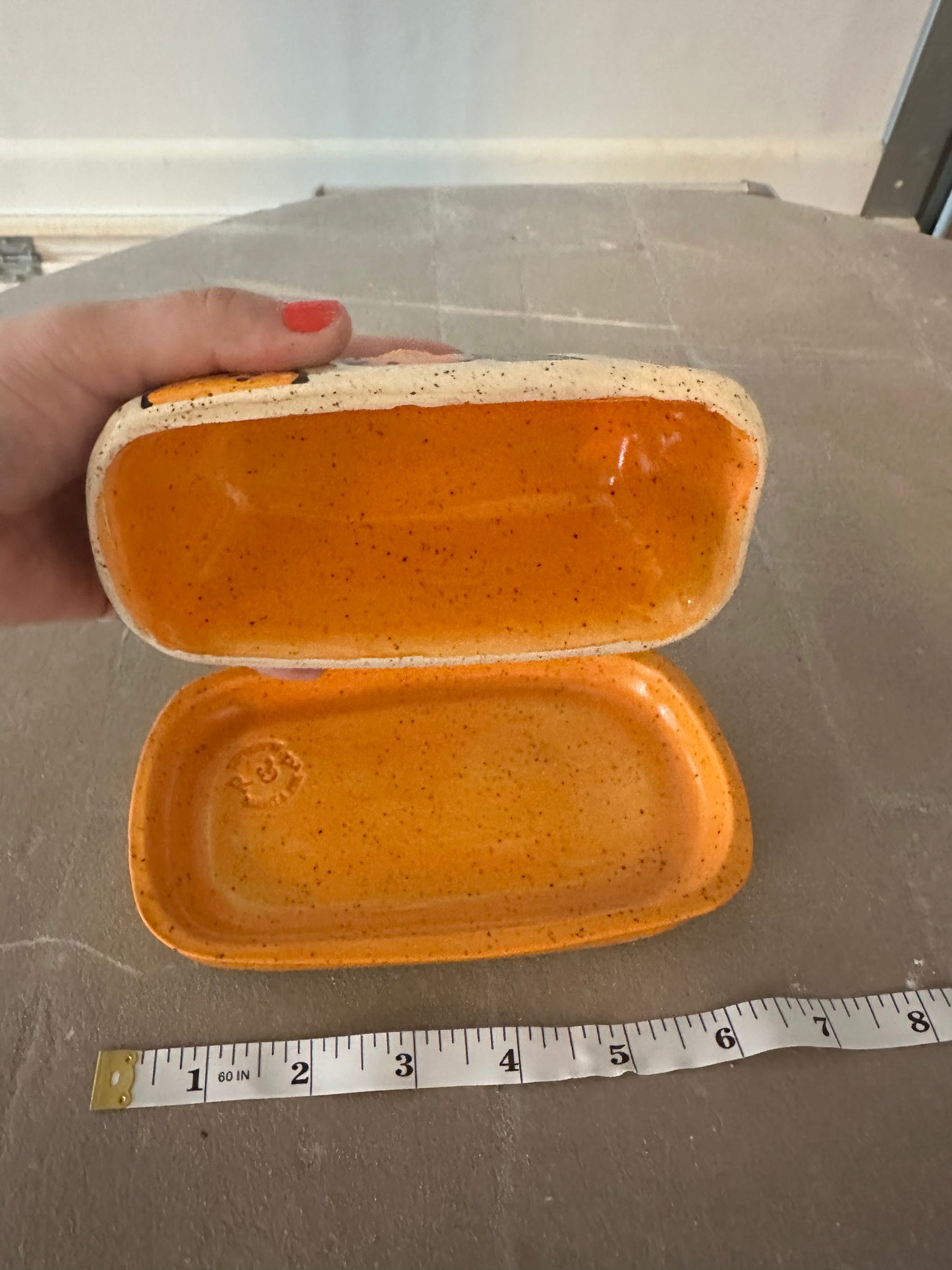 Oranges Butter Dish