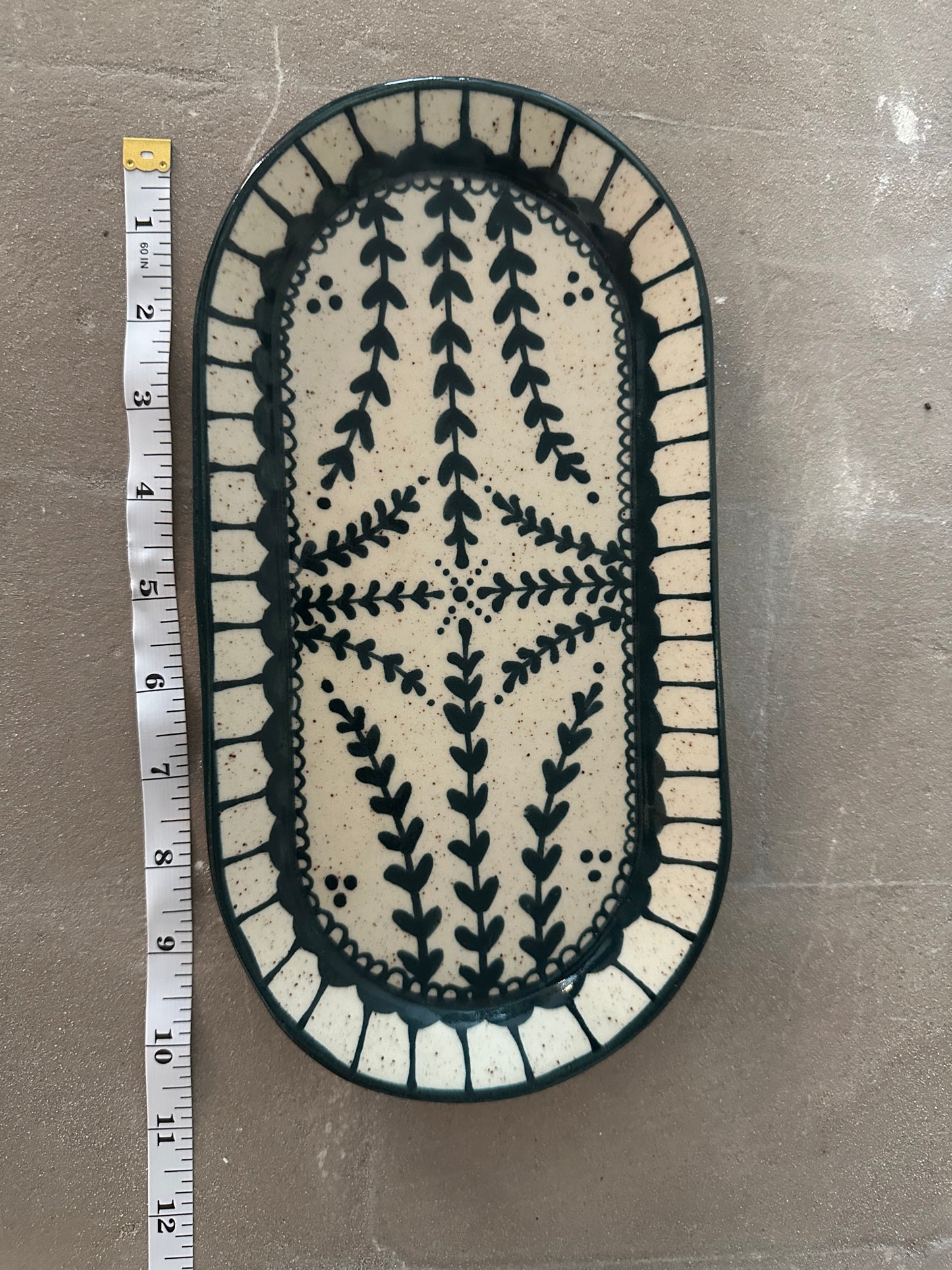 Teal Design Tray