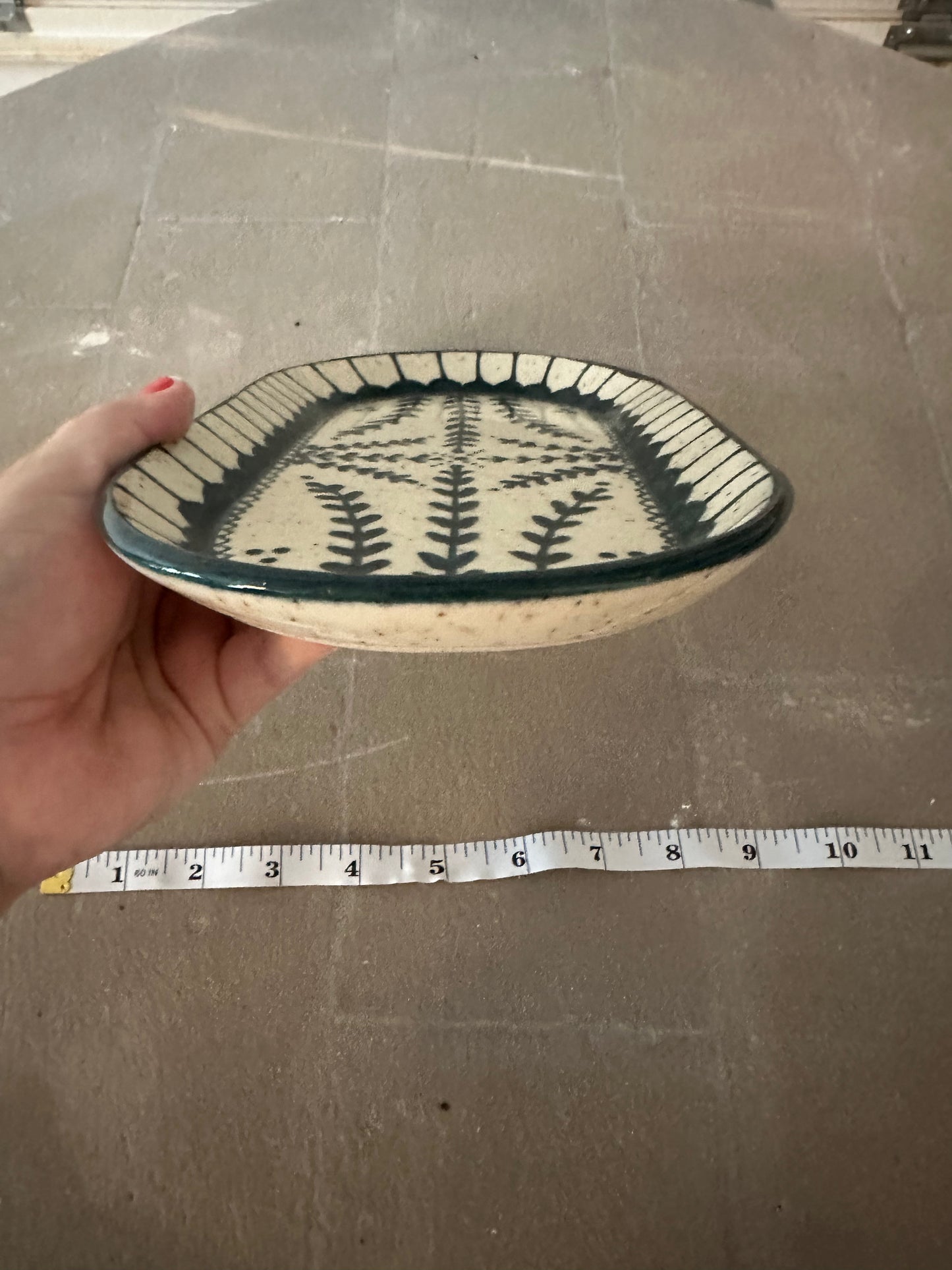 Teal Design Tray
