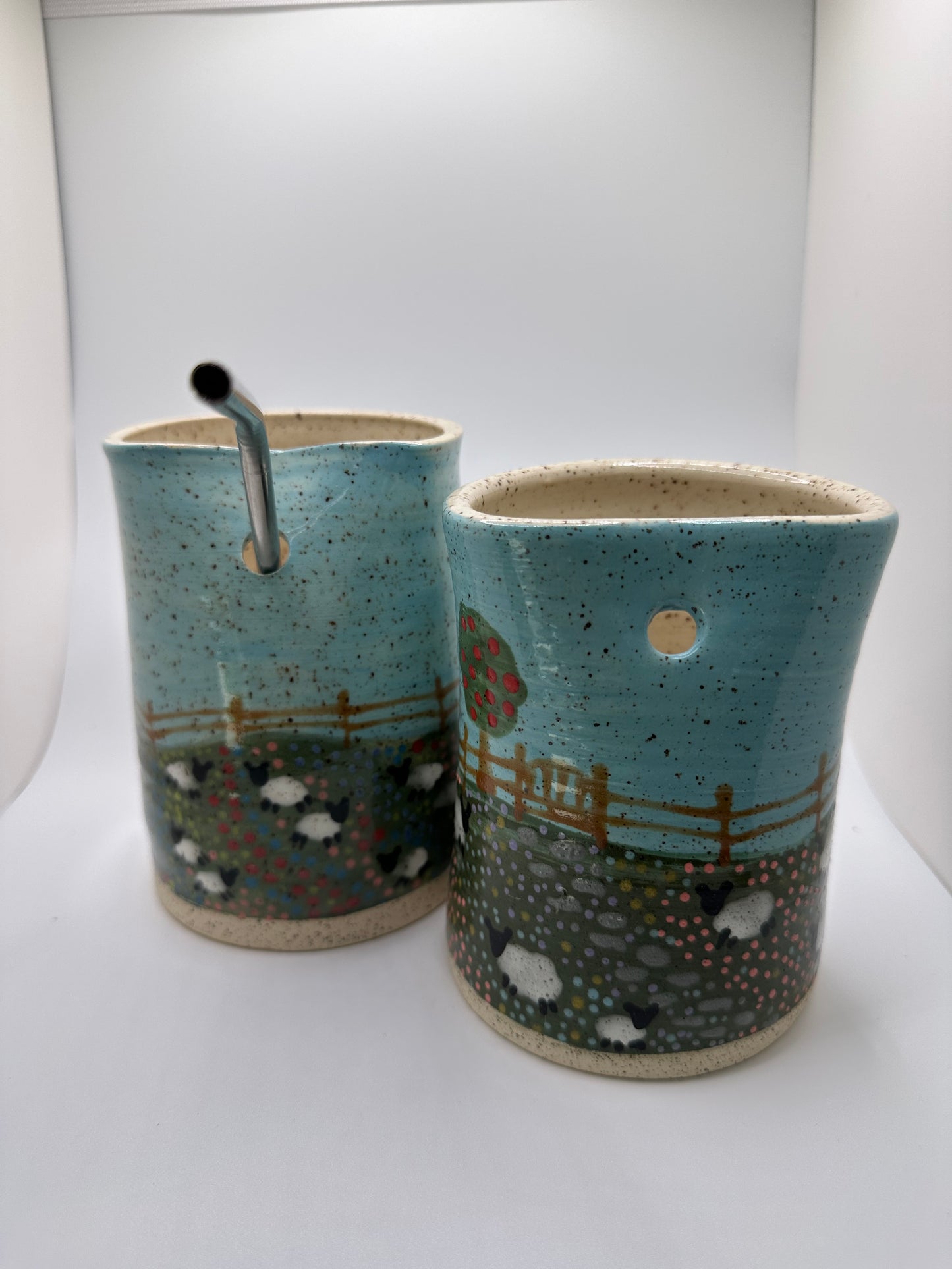 Sheep Straw Cup 1