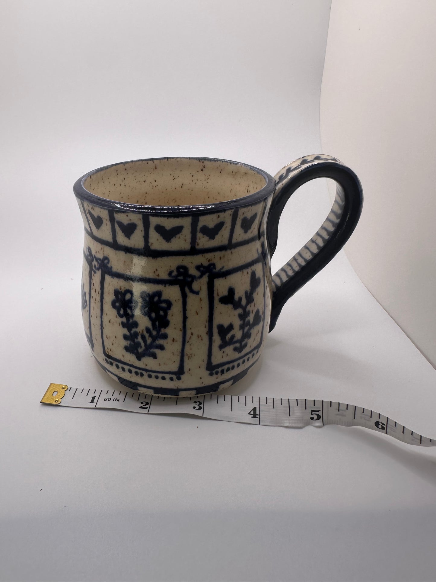 Flower Bouquet hand drawn mug