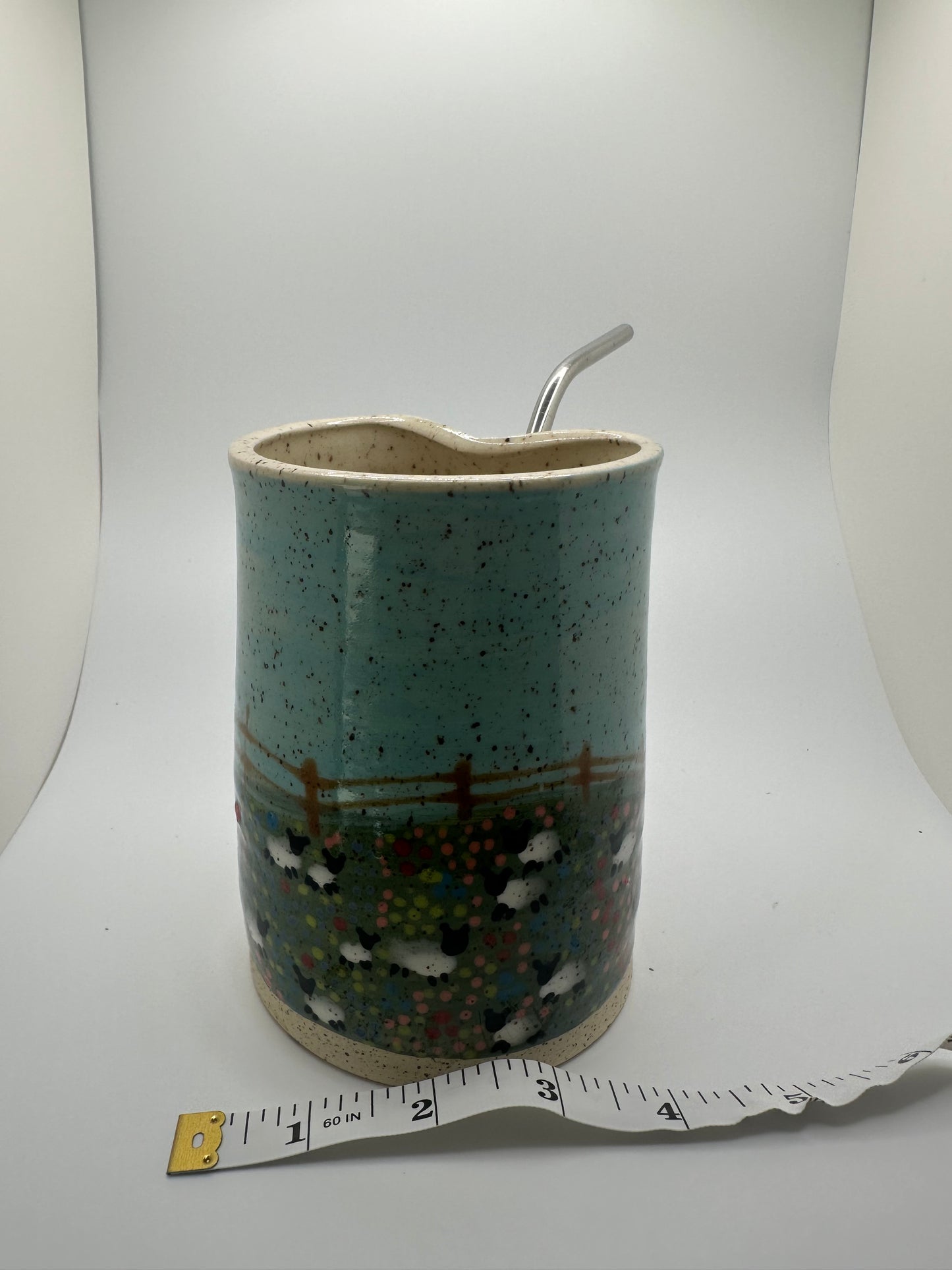 Sheep Straw Cup 1