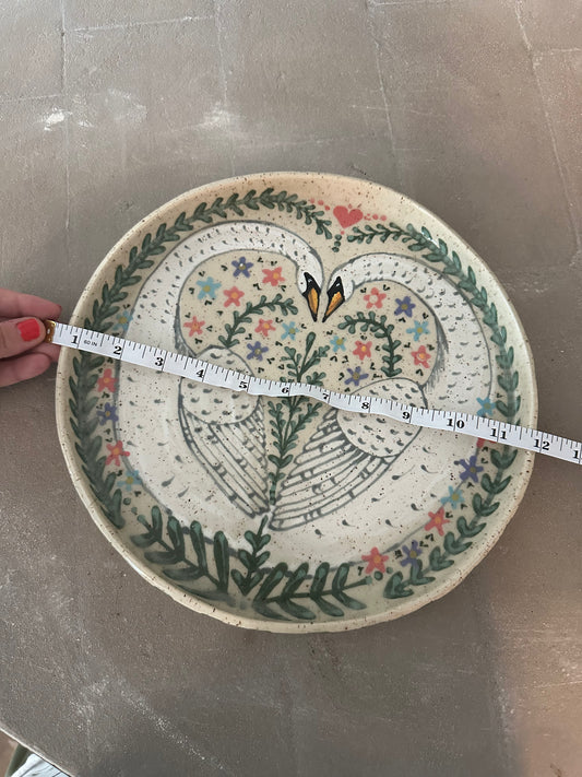 Swan Large Plate