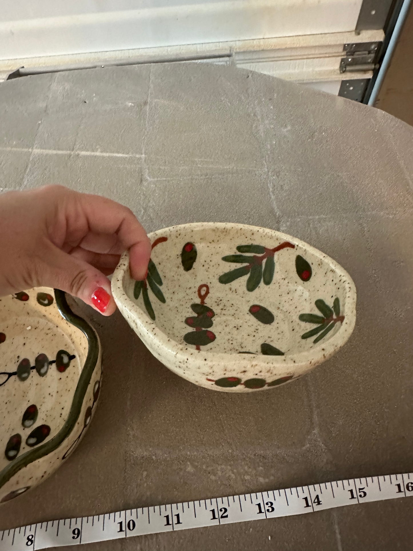 Olives with Leaves Bowl