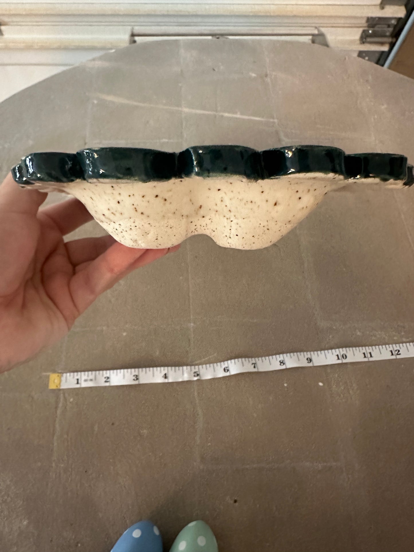 Teal Egg Tray