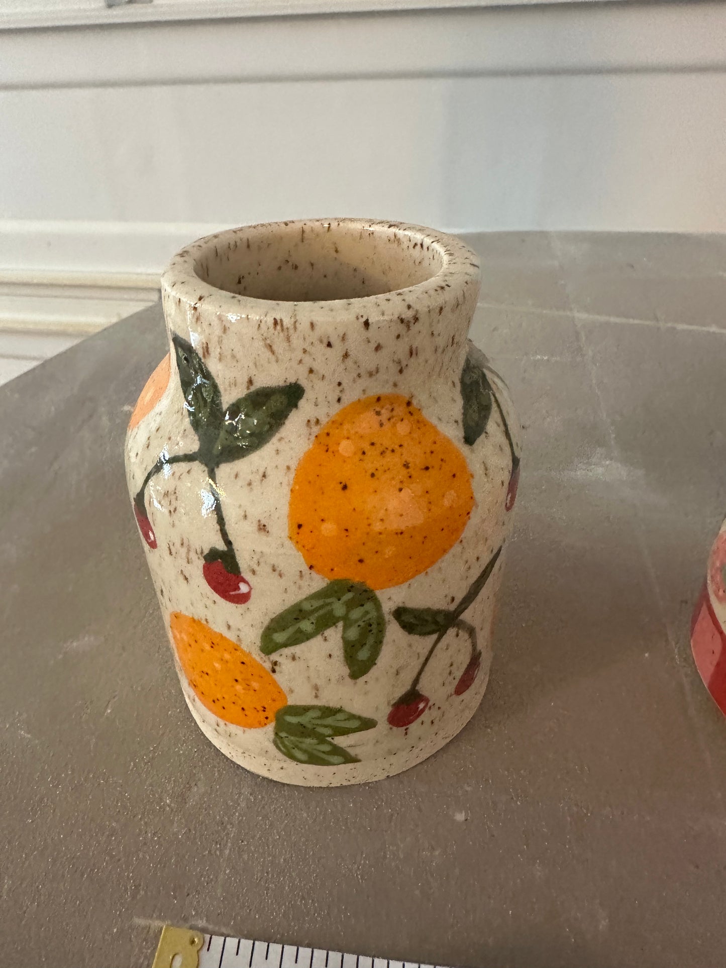 Orange Tiny Vase