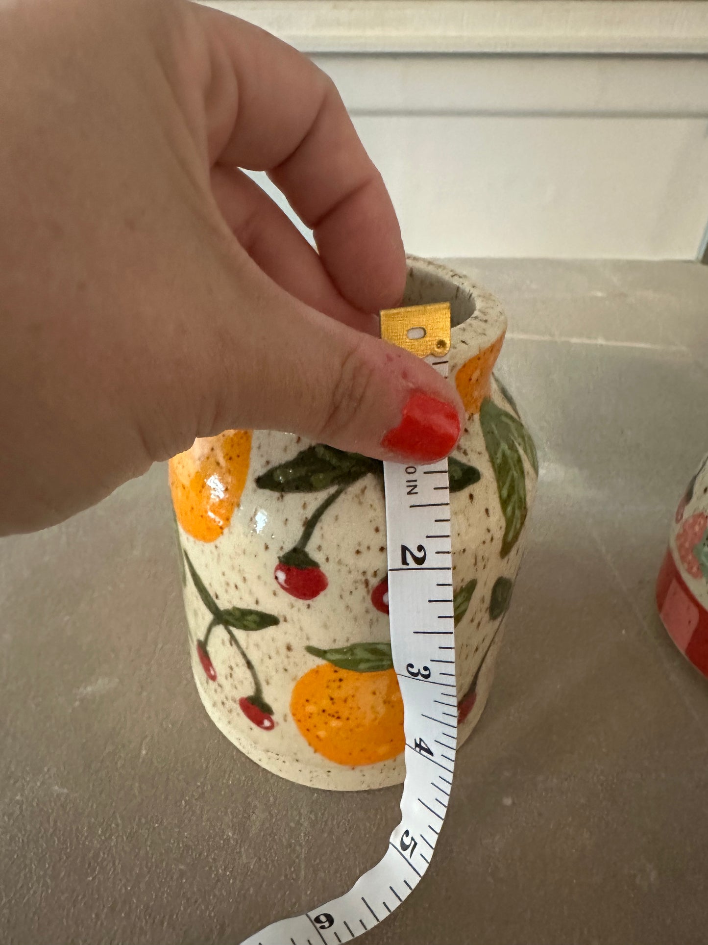 Orange Tiny Vase