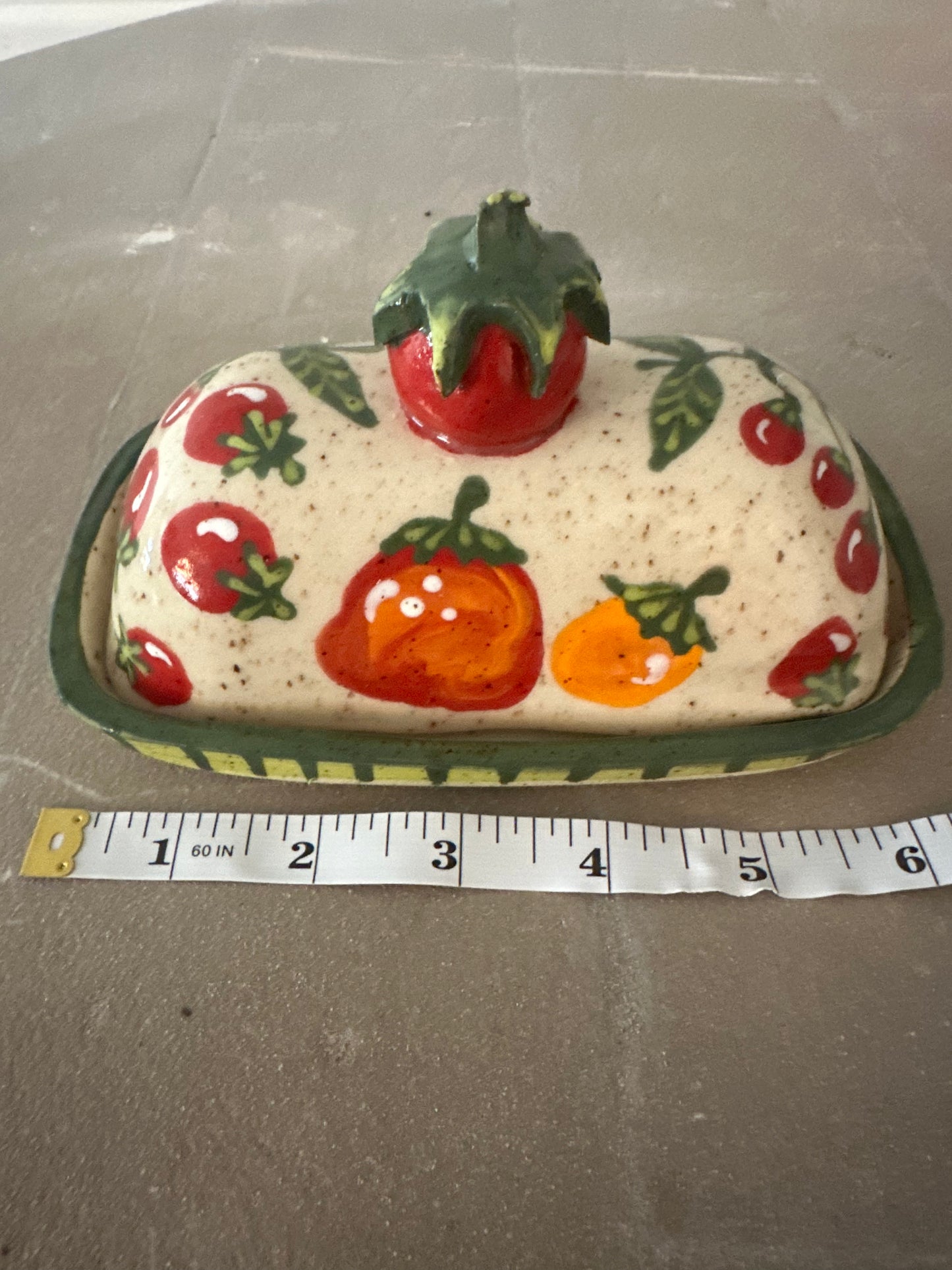 Tomato Butter Dish