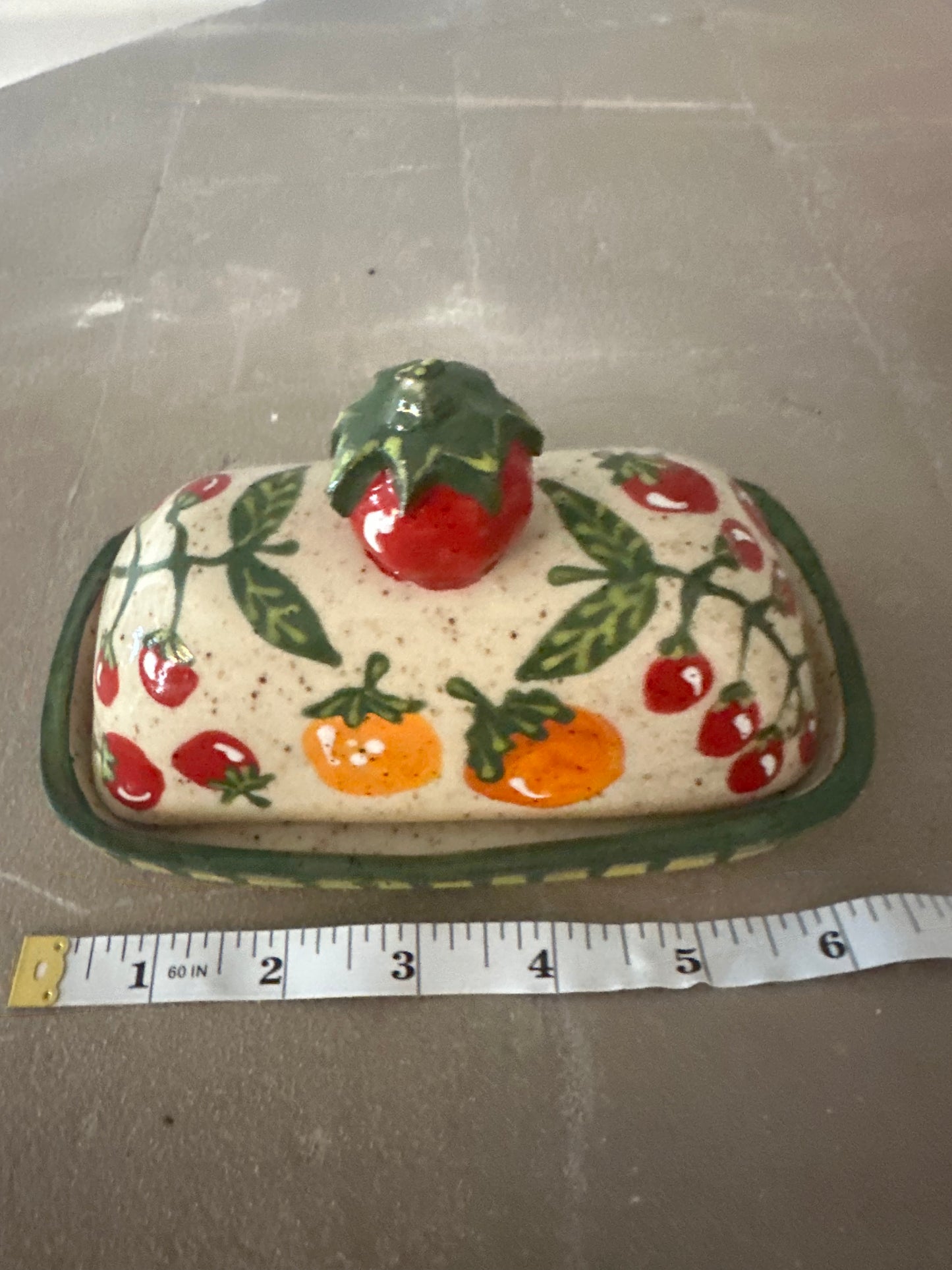 Tomato Butter Dish