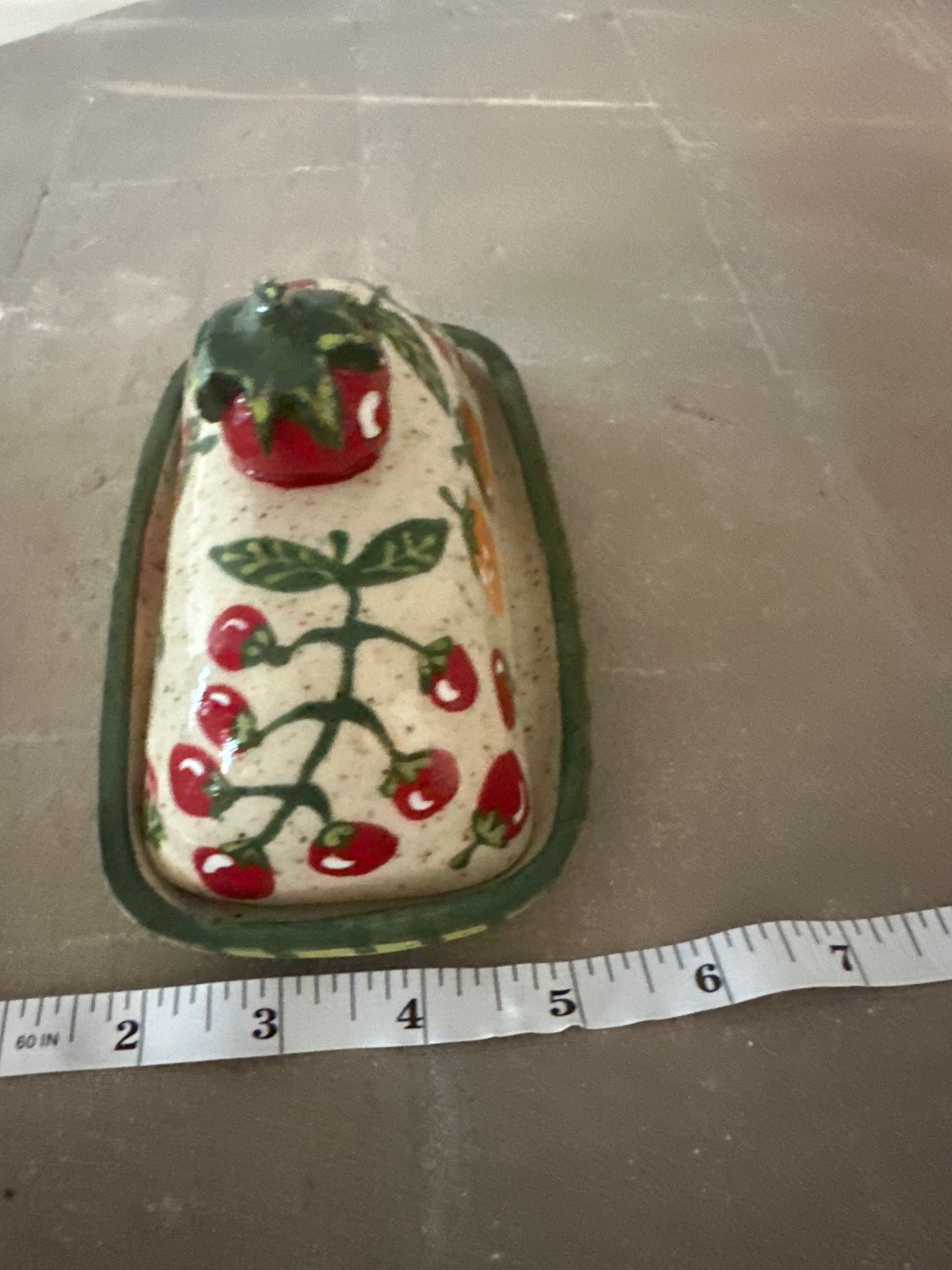Tomato Butter Dish