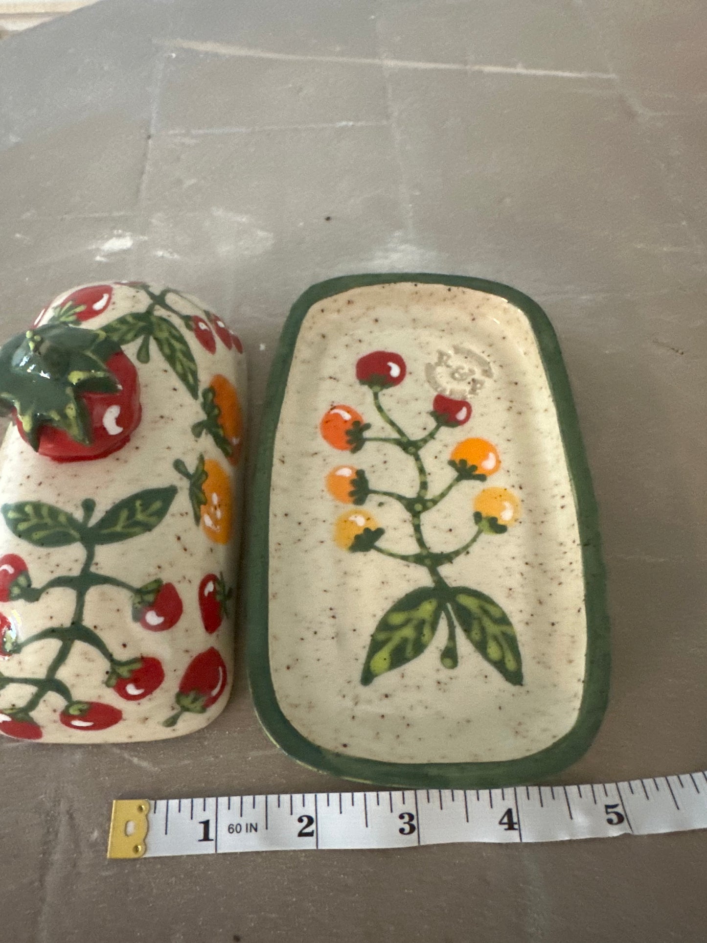 Tomato Butter Dish