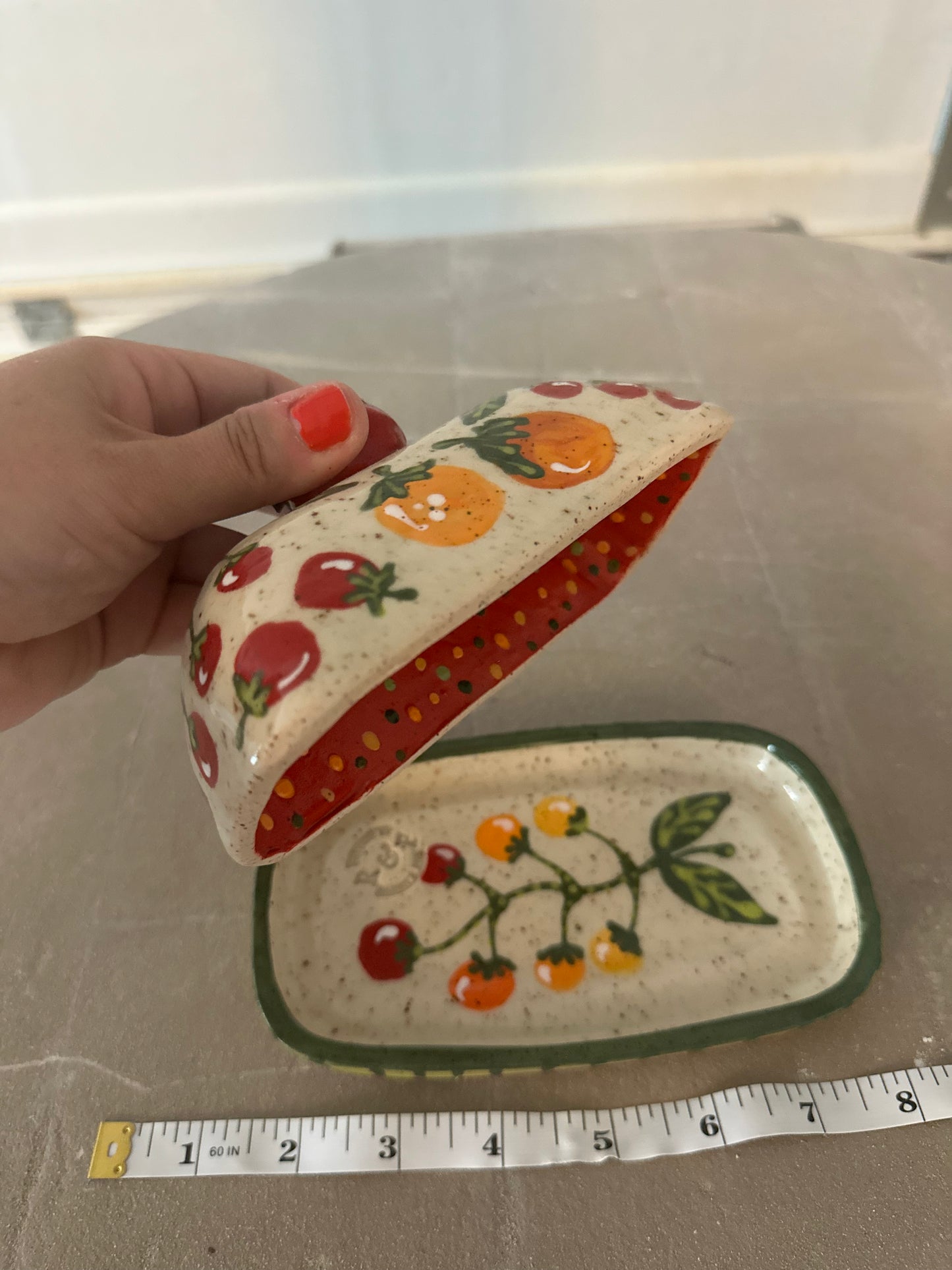 Tomato Butter Dish