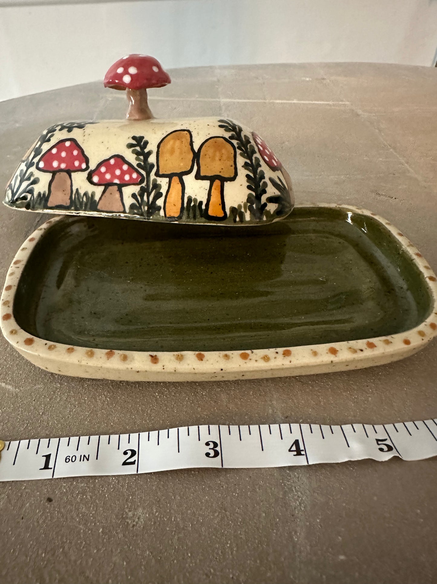 Mushroom Butter Dish