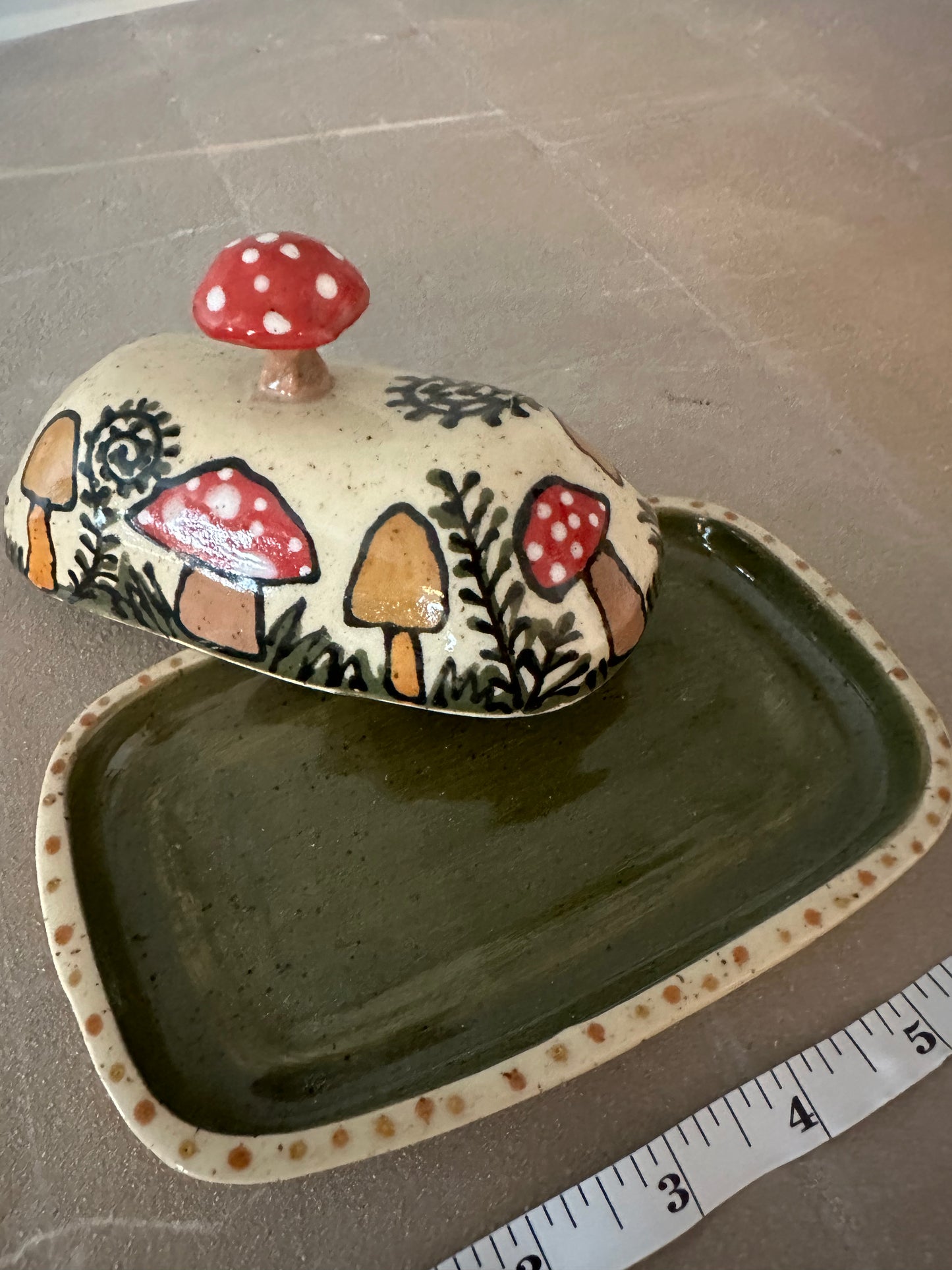 Mushroom Butter Dish