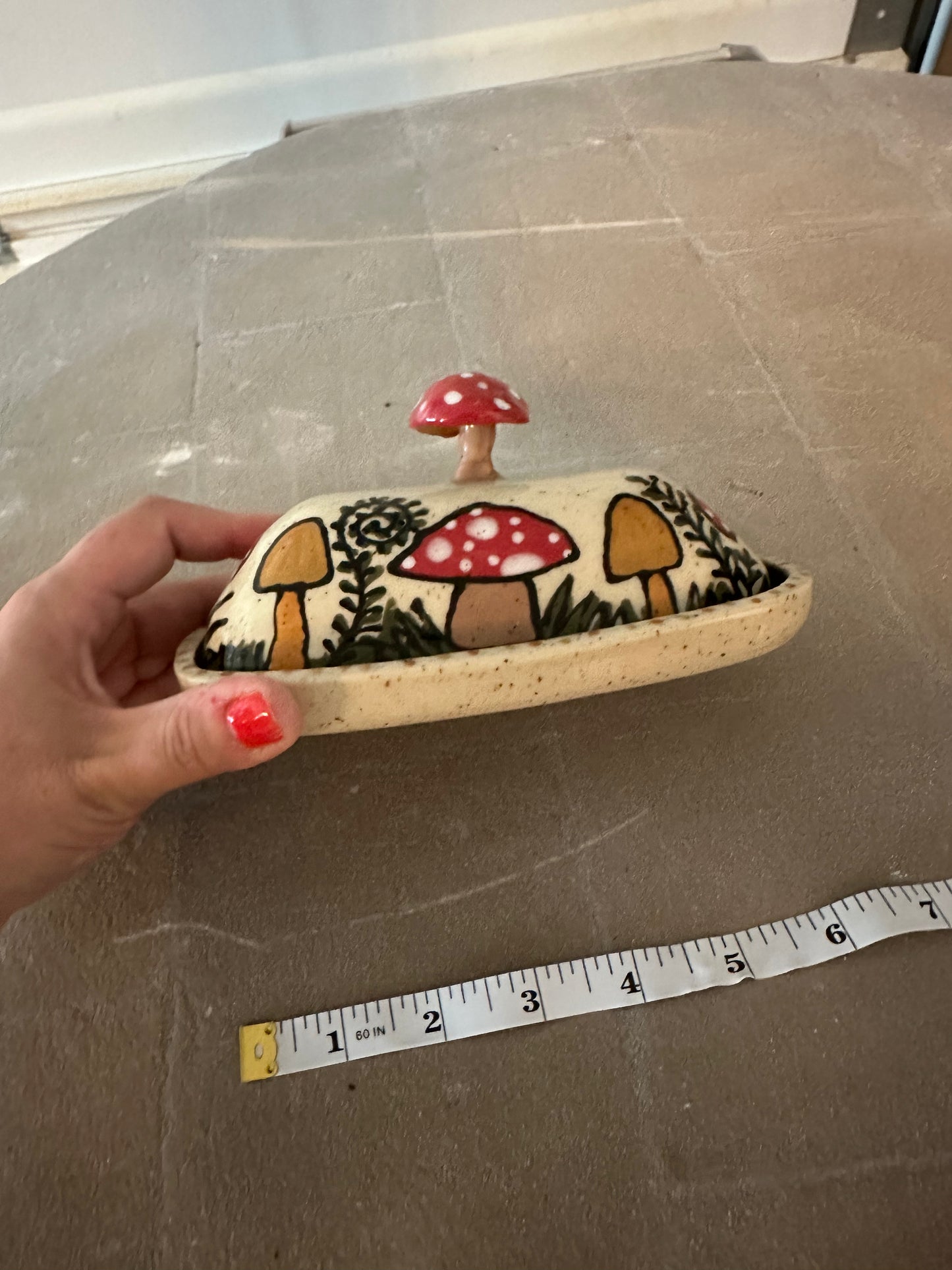 Mushroom Butter Dish