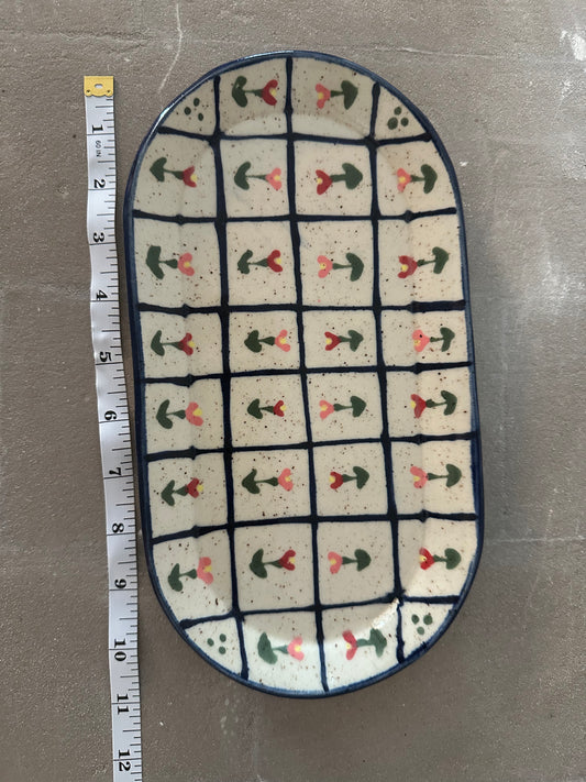 Blue Tulip Tray