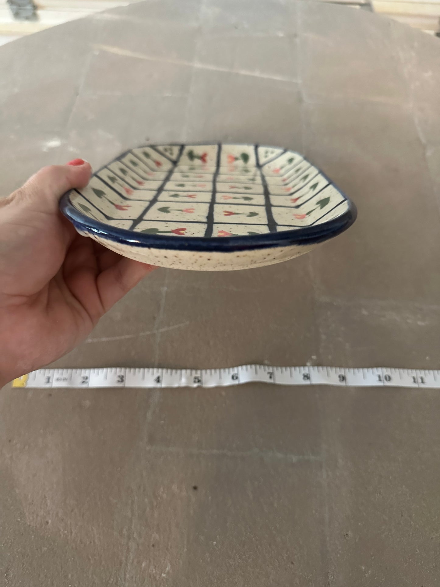Blue Tulip Tray