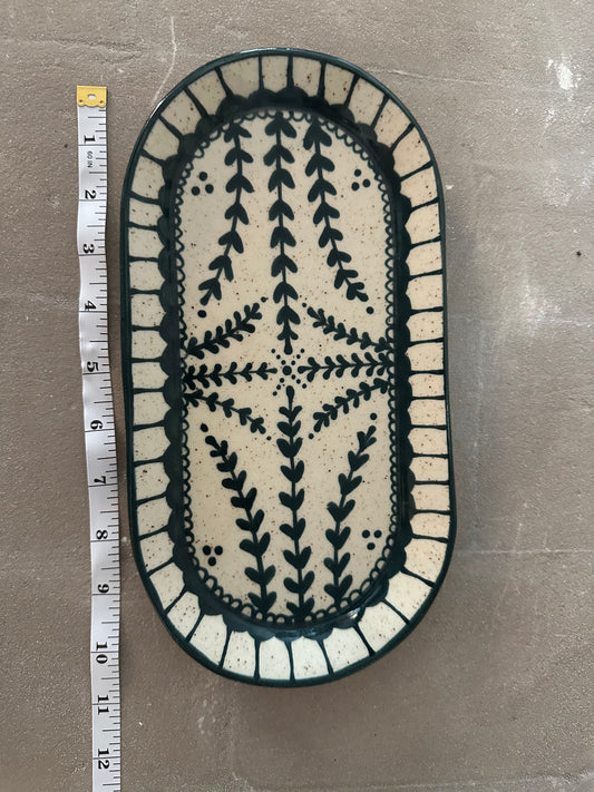 Teal Design Tray