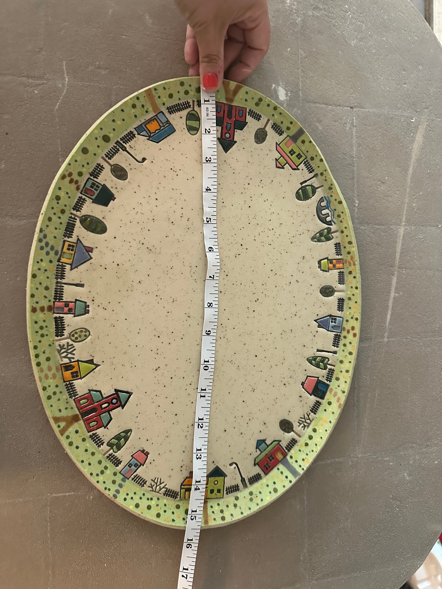 Little Town Large Platter