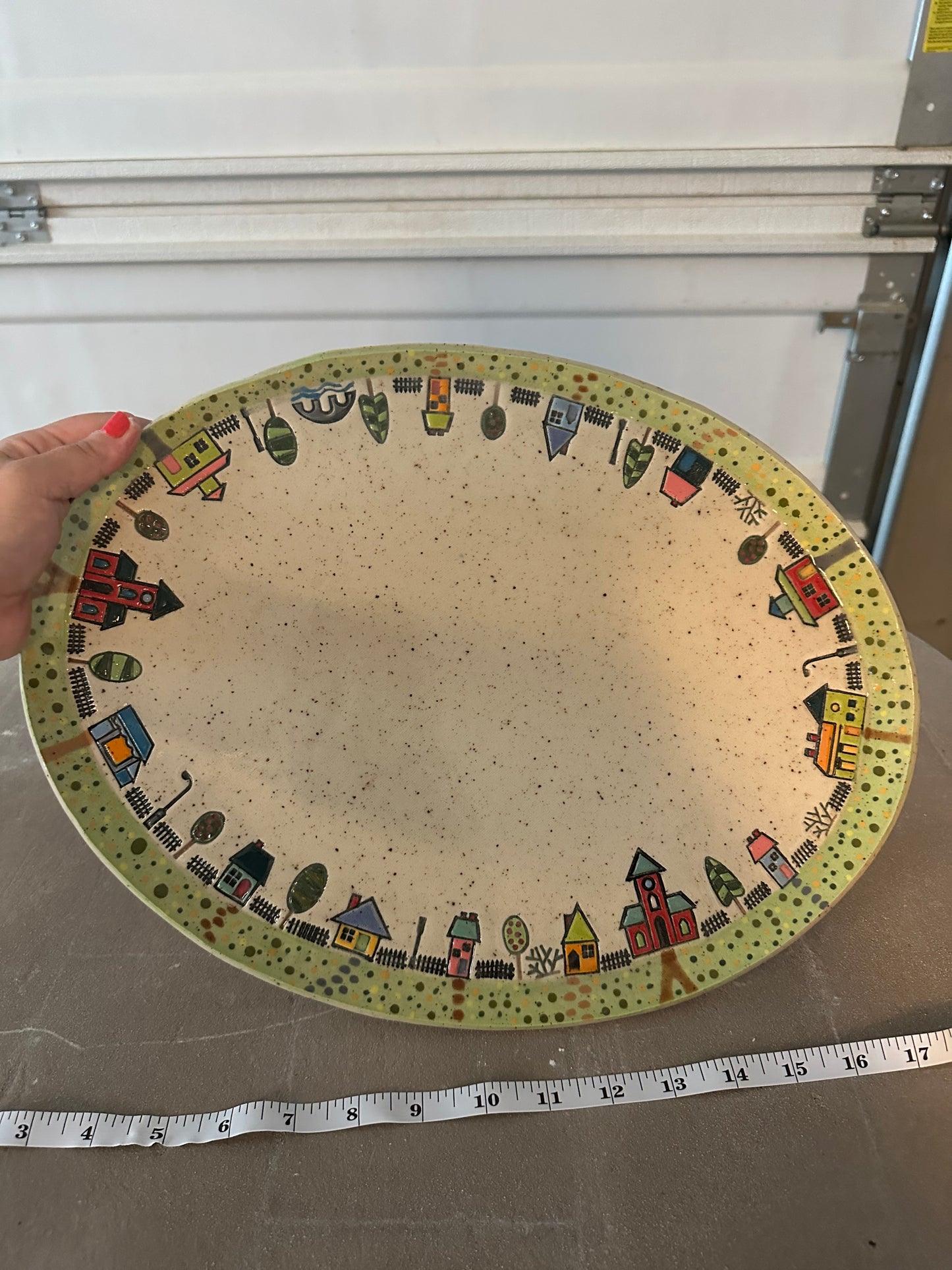 Little Town Large Platter