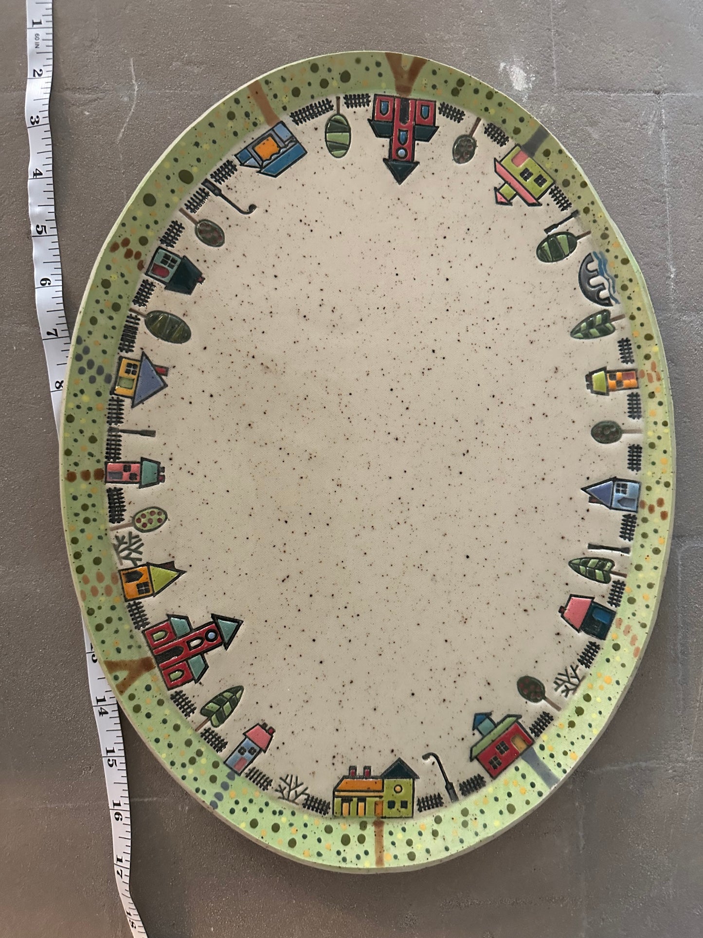 Little Town Large Platter