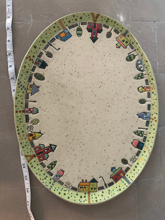 Little Town Large Platter